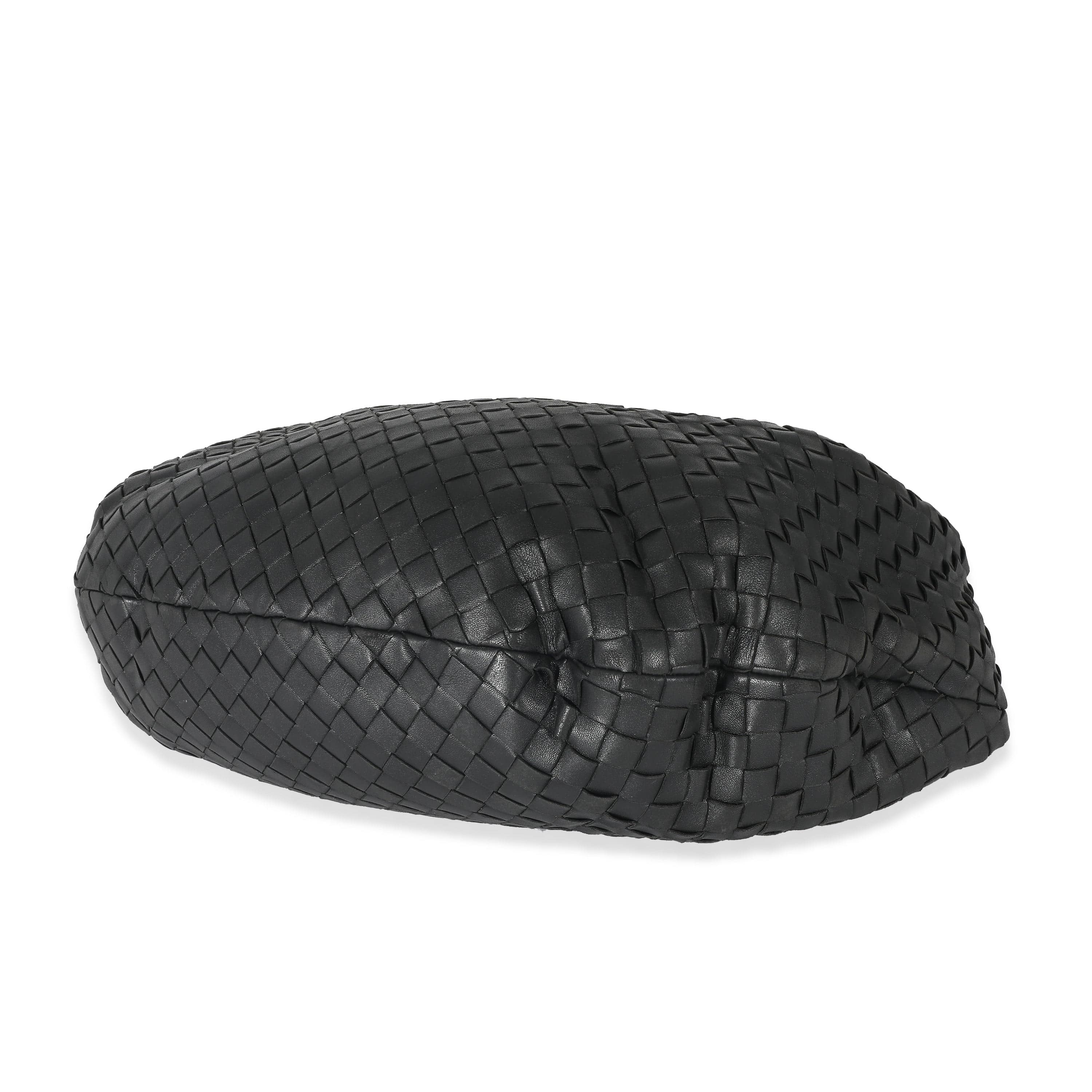 Bottega Veneta Bottega Veneta Black Intrecciato Lambskin Medium Jodie