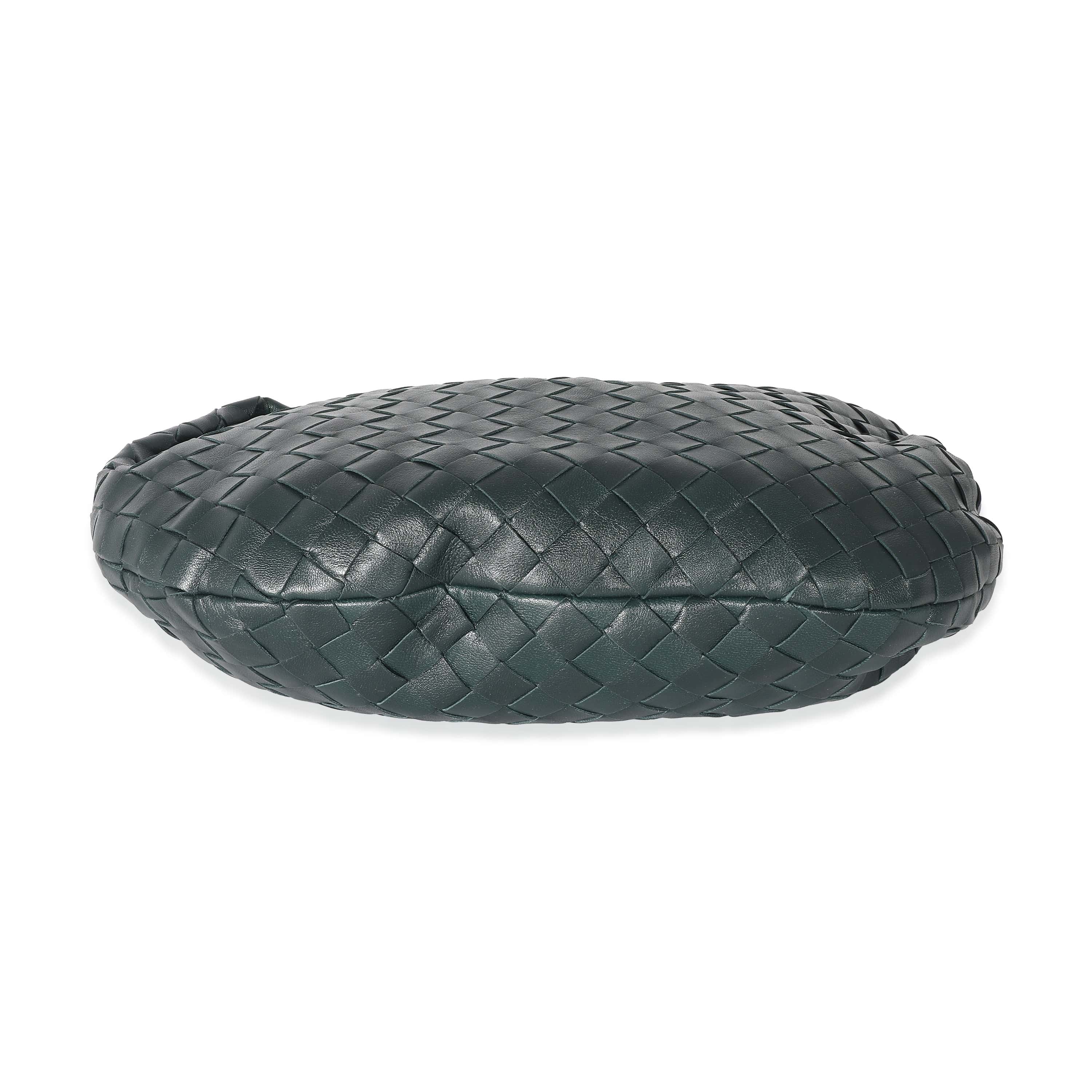 Bottega Veneta Bottega Veneta Dark Green Intrecciato Lambskin Teen Jodie