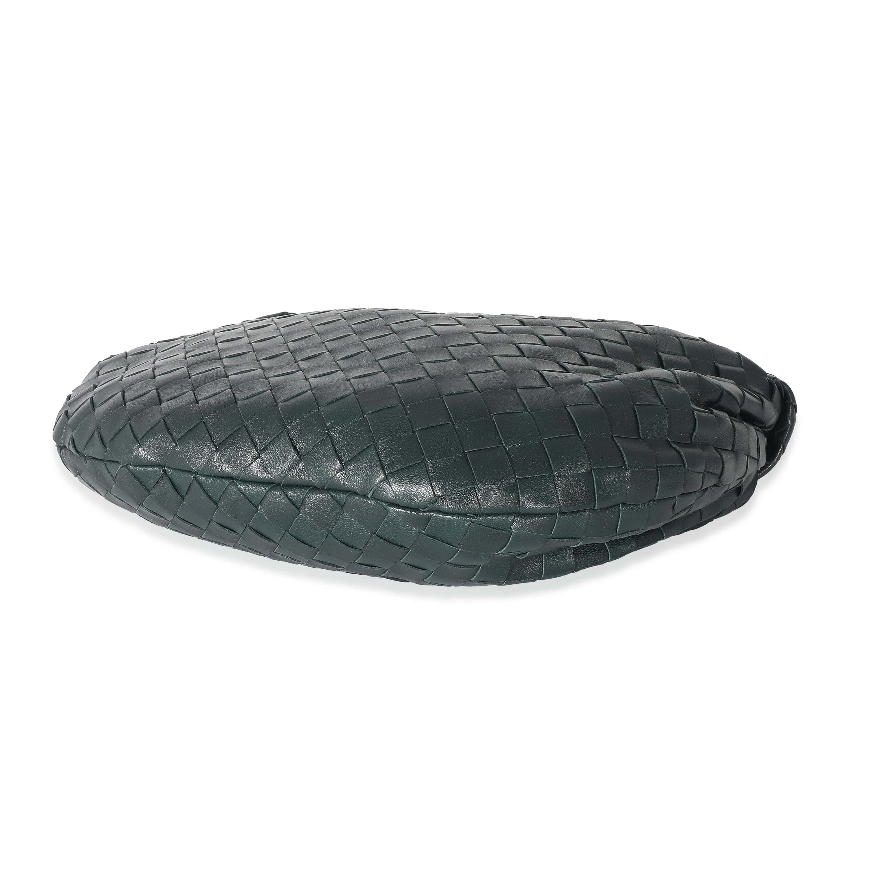 Bottega Veneta Bottega Veneta Dark Green Intrecciato Lambskin Teen Jodie