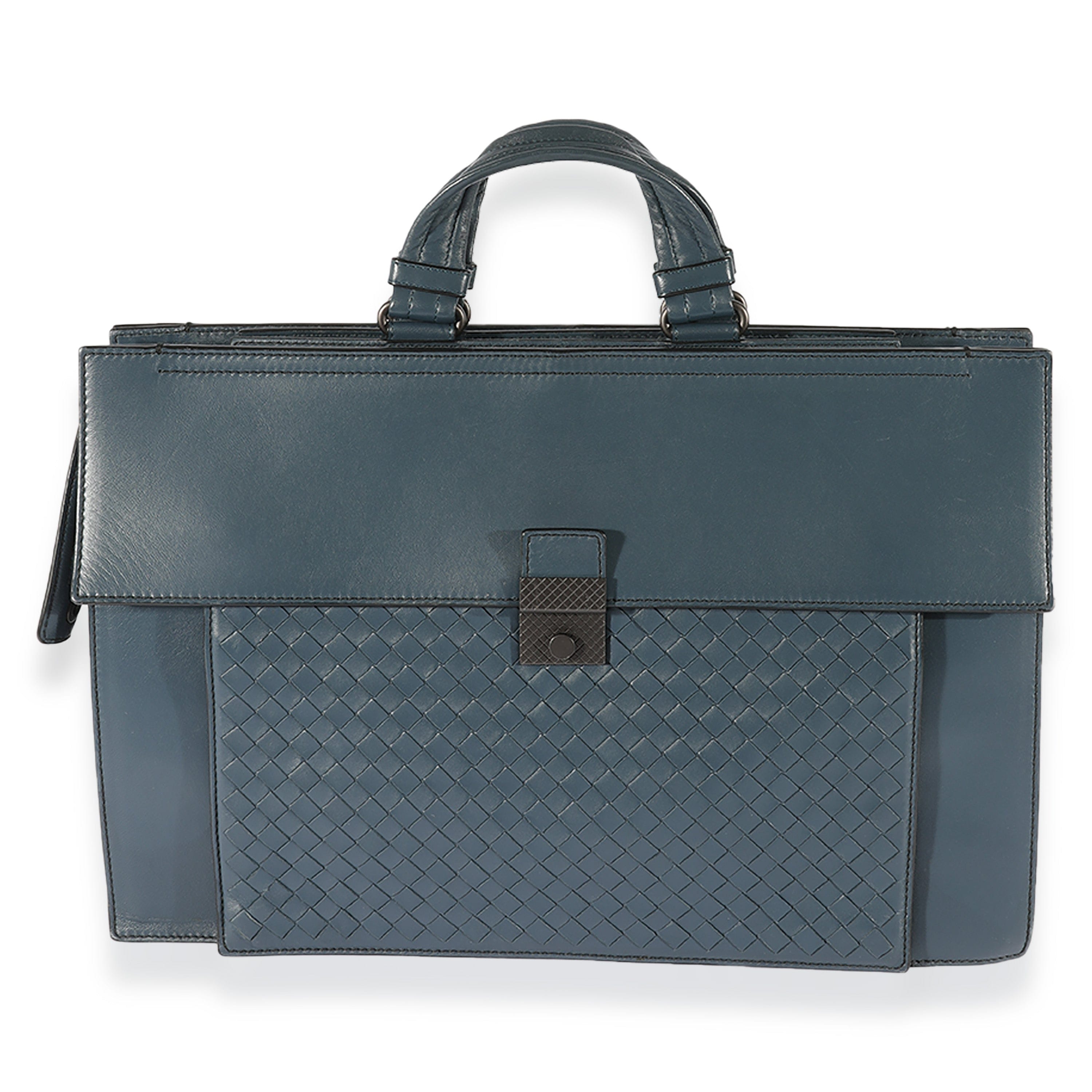 Bottega Veneta Bottega Veneta Intrecciato Front Pocket Briefcase