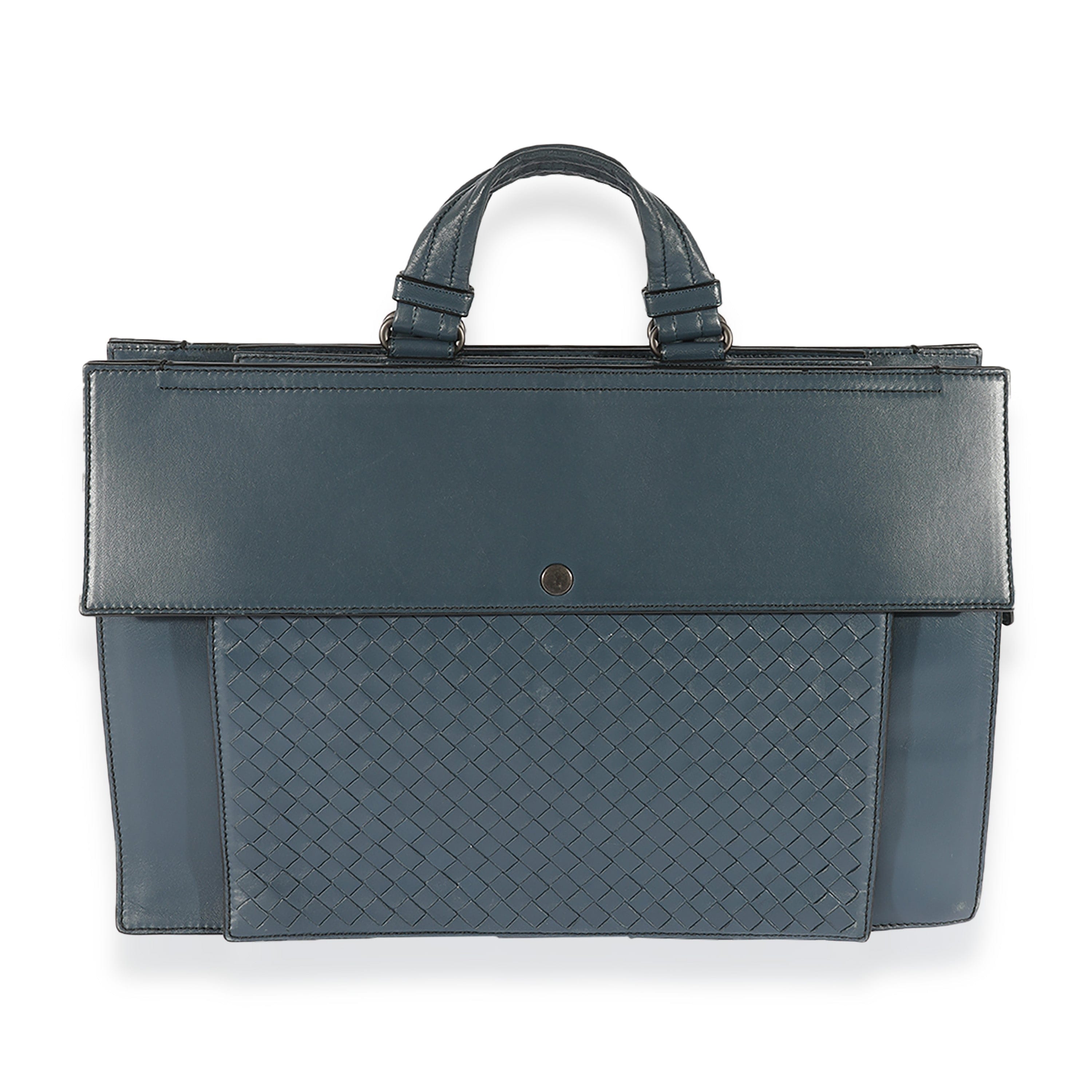 Bottega Veneta Bottega Veneta Intrecciato Front Pocket Briefcase