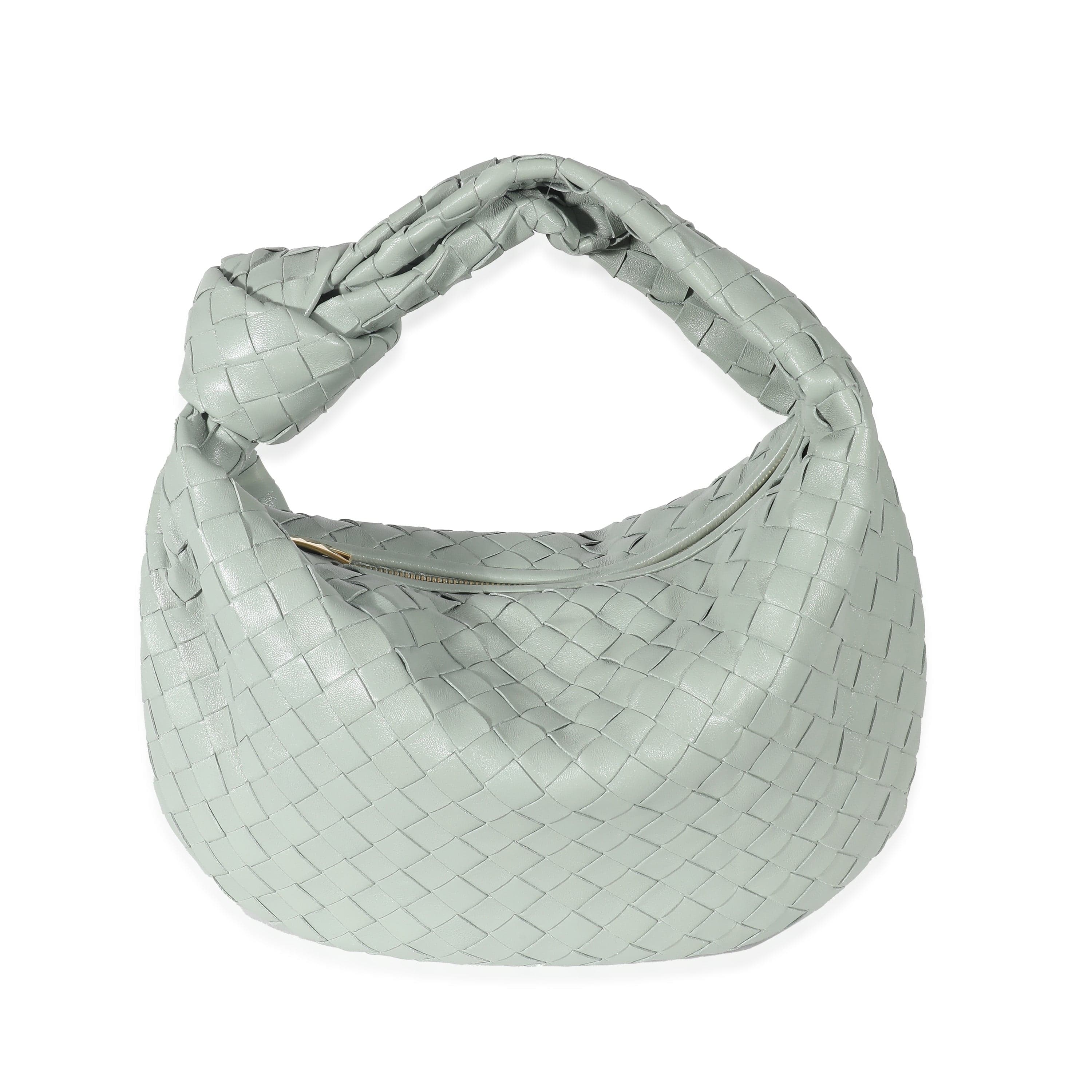 Bottega Veneta Bottega Veneta Sage Intrecciato Lambskin Teen Jodie