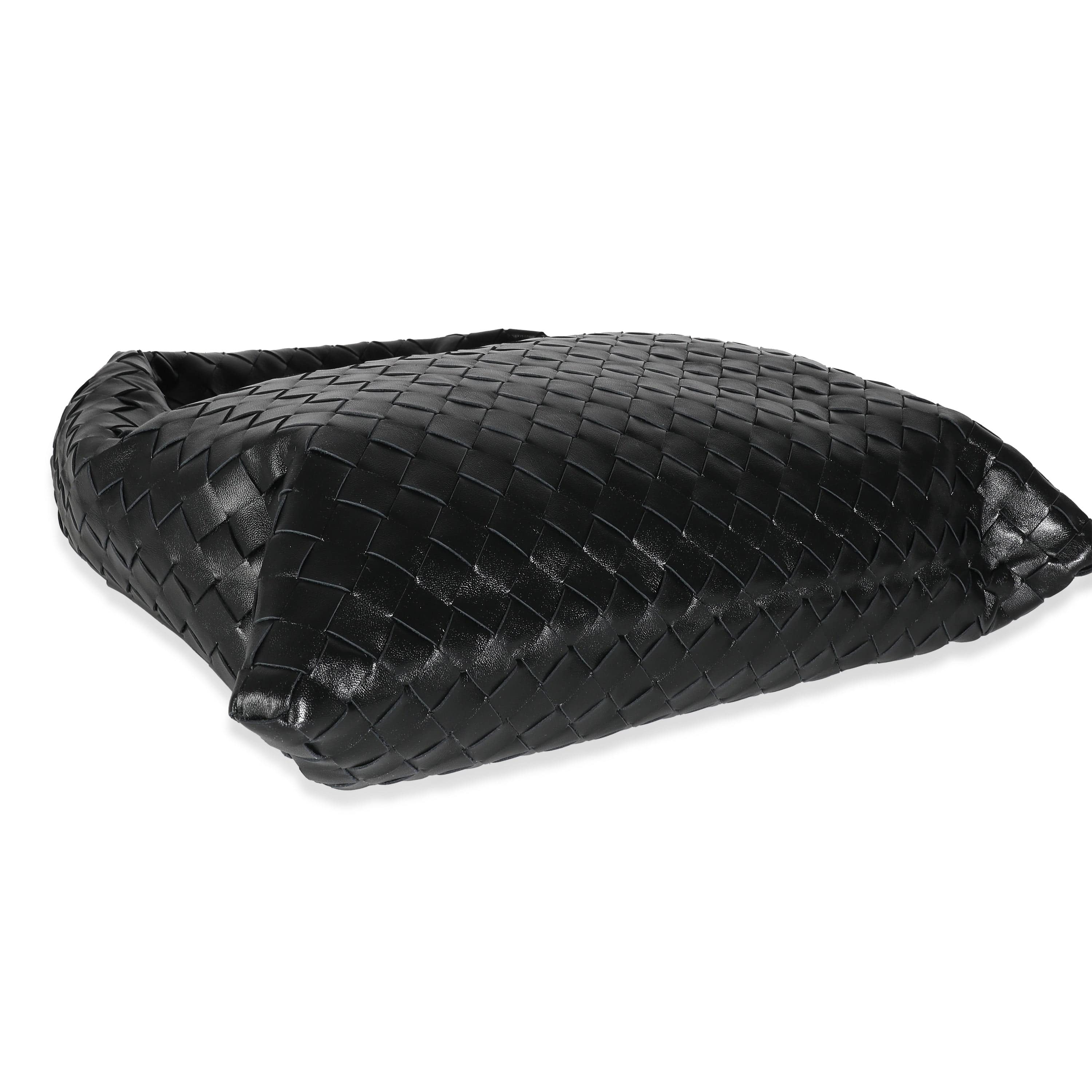 Bottega Veneta BV Black Intrecciato Small Hop Hobo