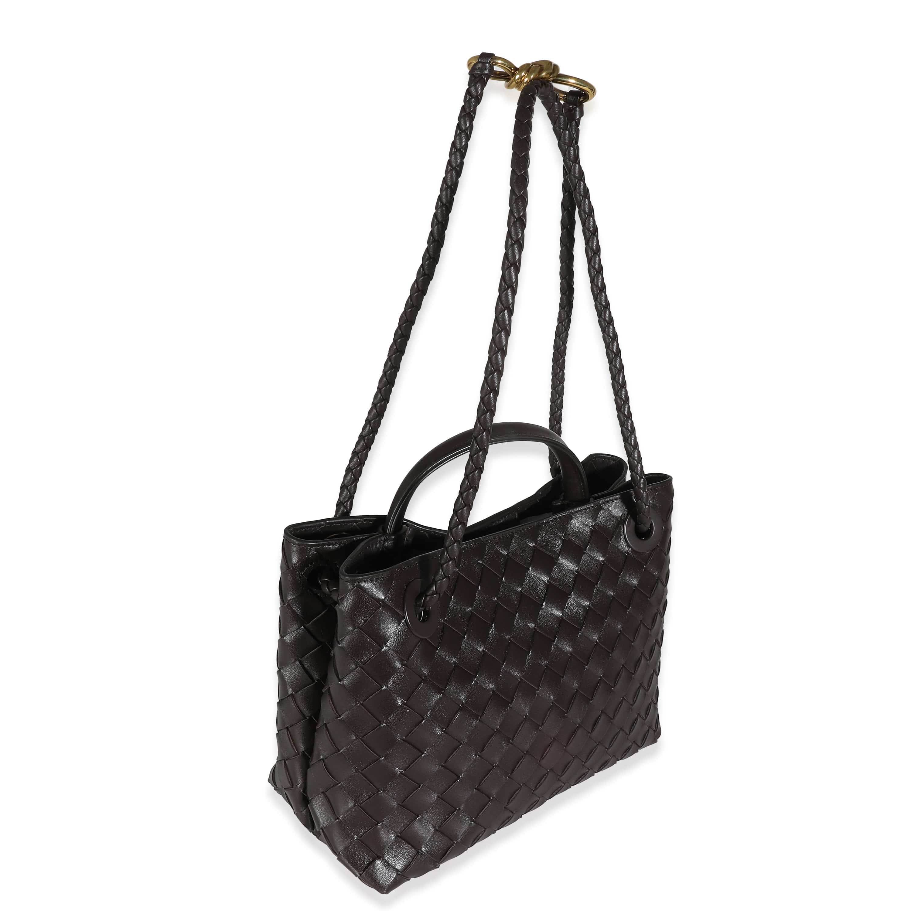 Bottega Veneta Fondant Nappa Intrecciato Small Andiamo Bag