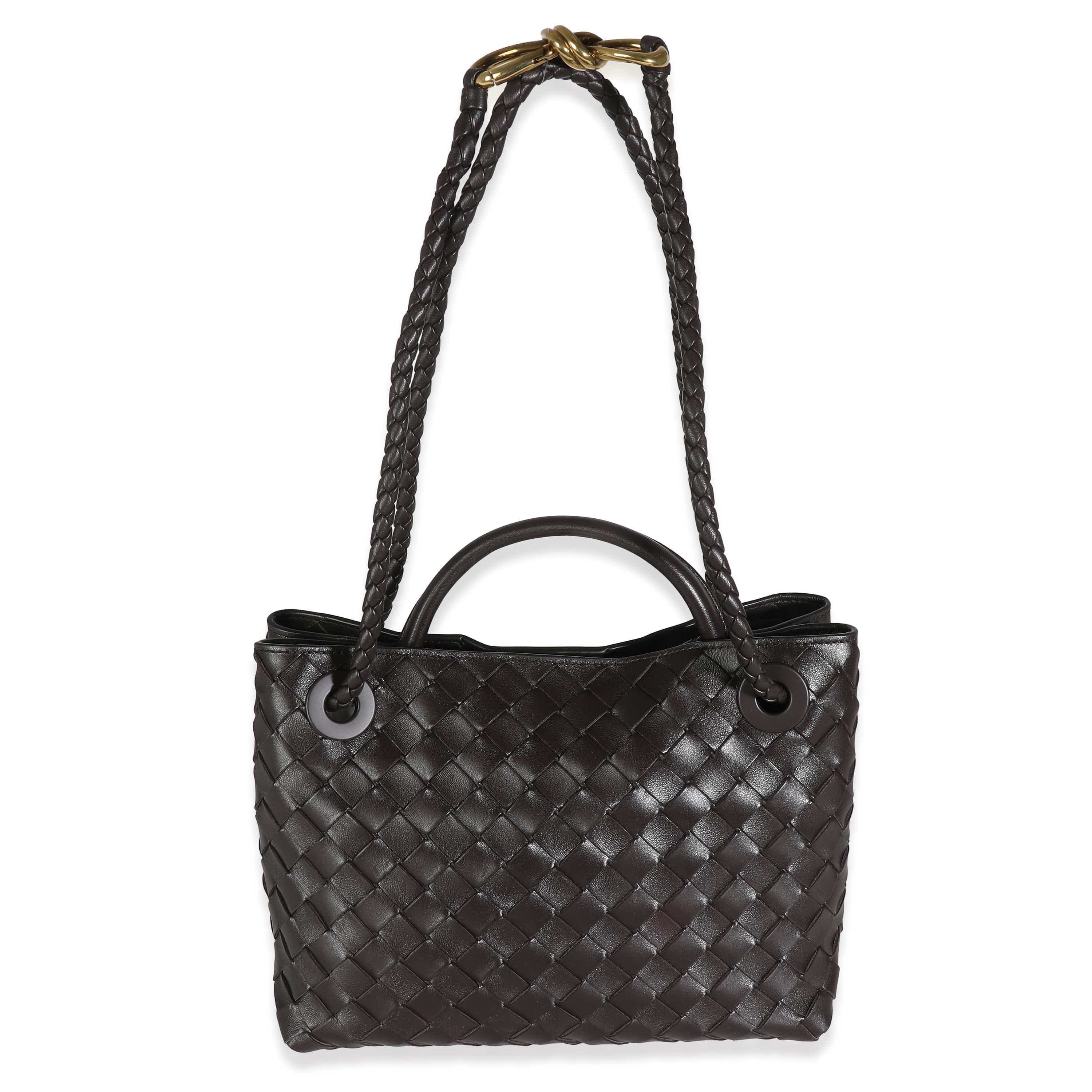 Bottega Veneta Fondant Nappa Intrecciato Small Andiamo Bag