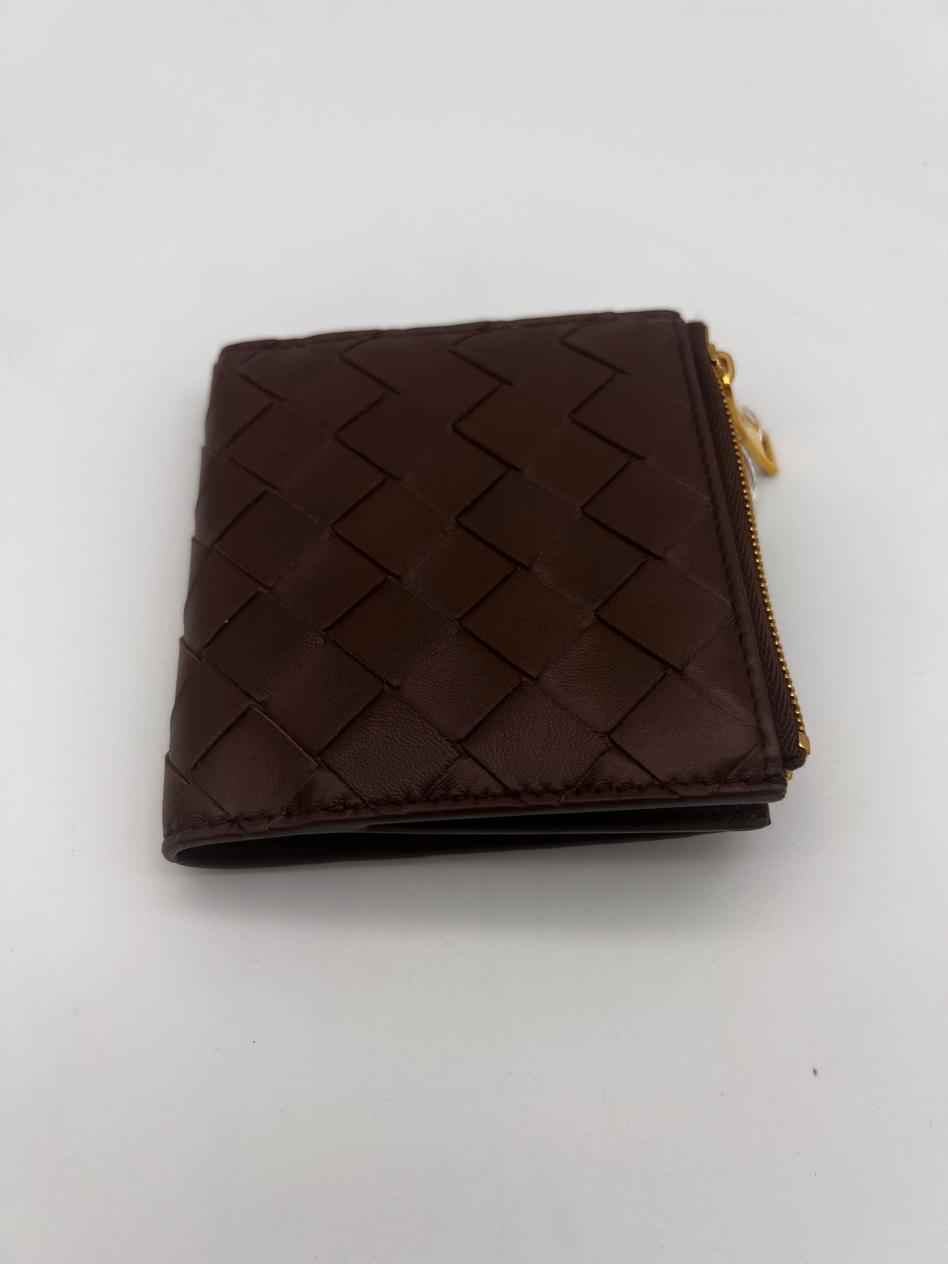 Bottega Veneta Bottega Brown Pop Lock Wallet KRC13630-FD