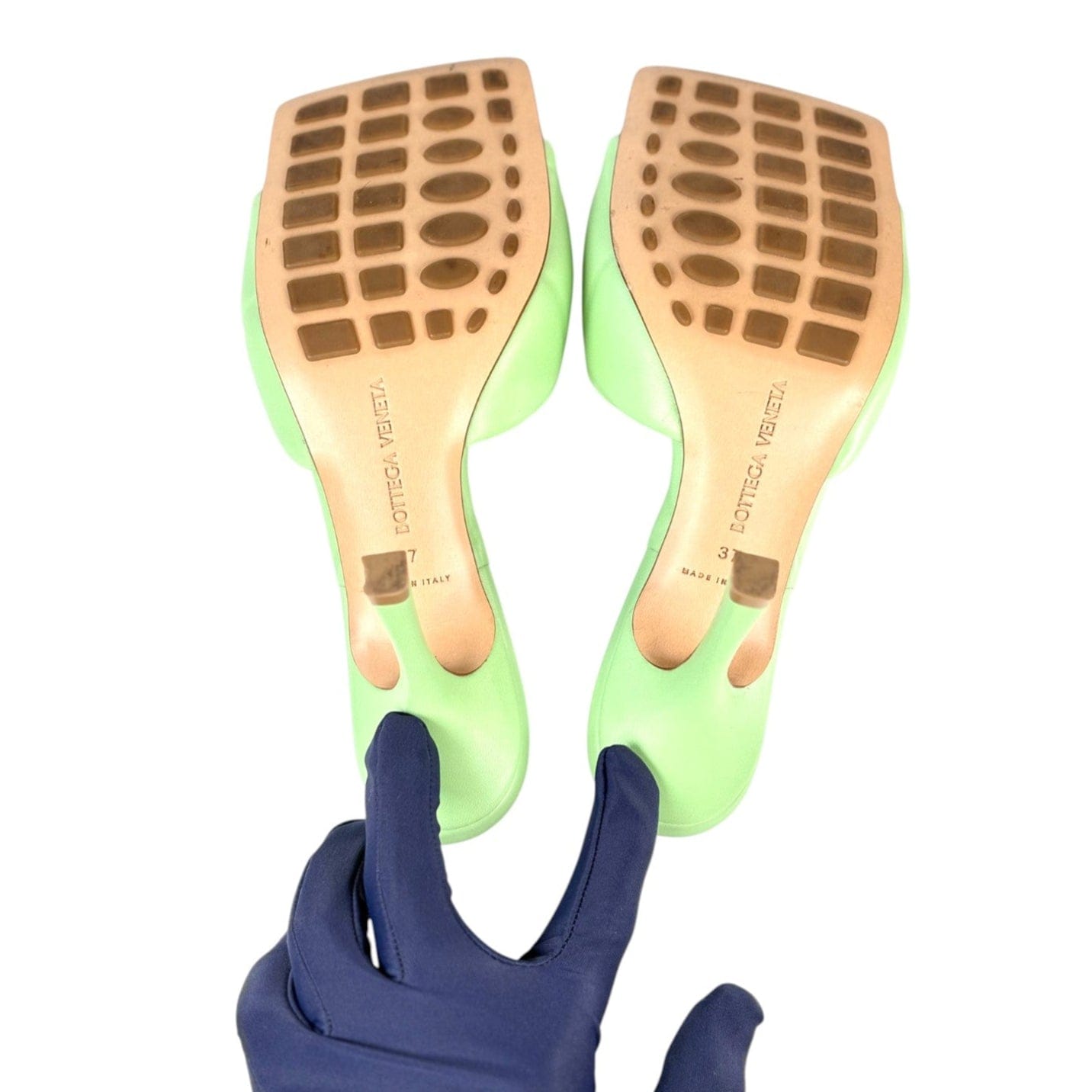 Bottega Venetta Bottega Veneta Green Sandals Shoes #37