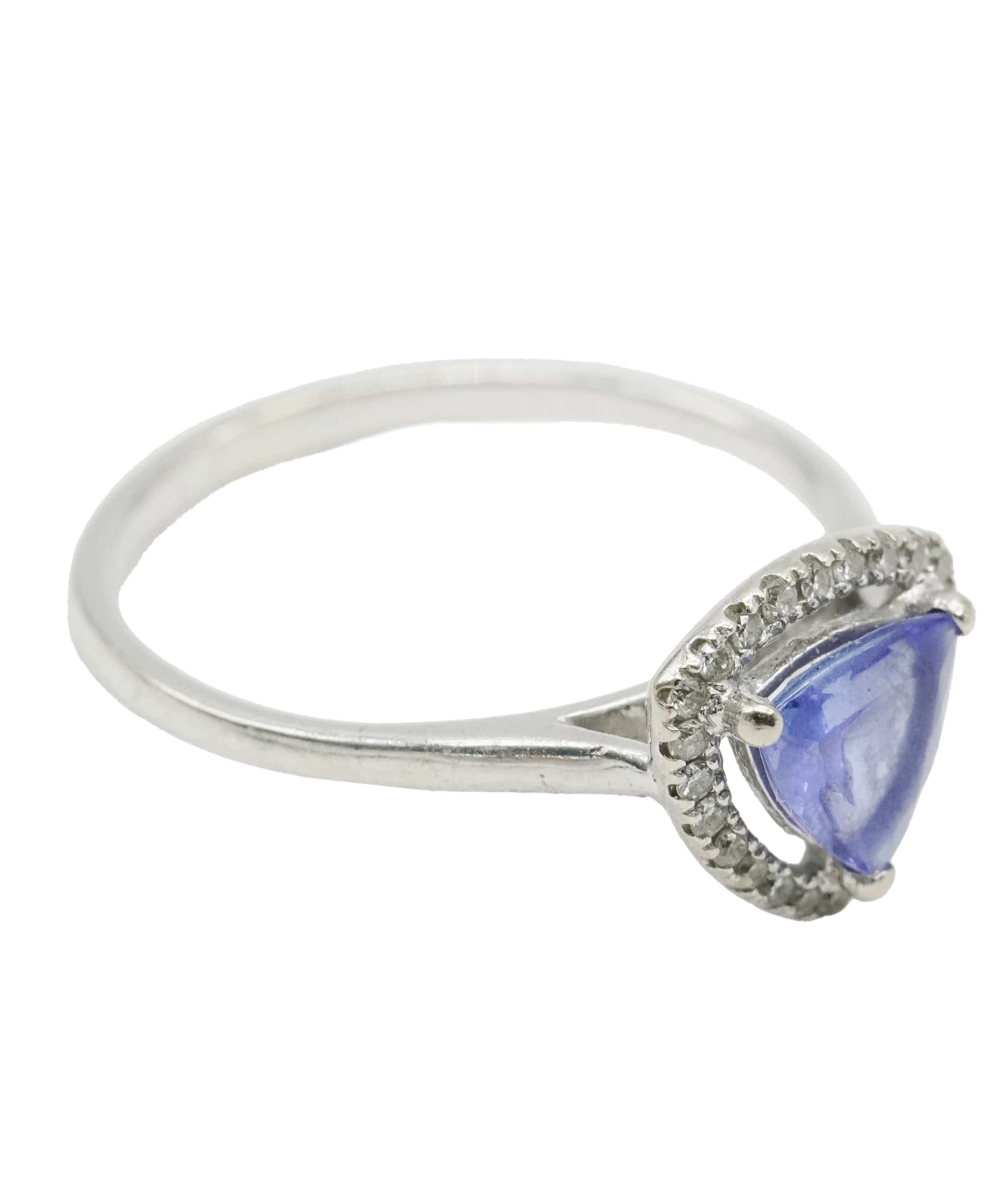 Brand Name Tanzanite & Diamond Ring  AGC1666