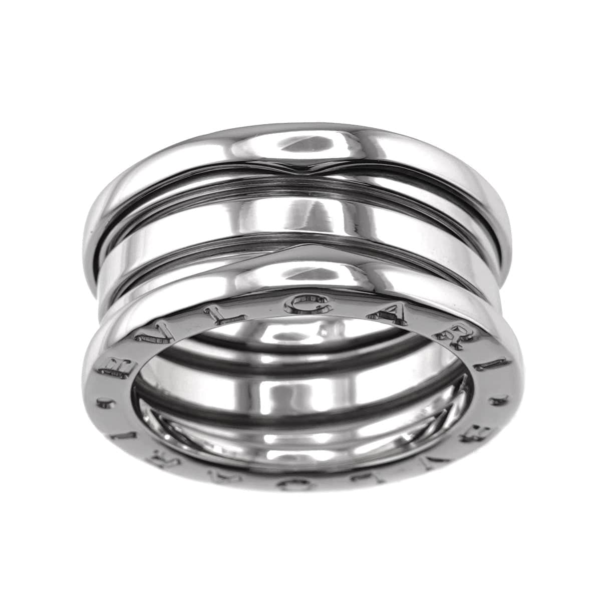 Bulgari BVLGARI B zero one 3 band #50 ring K18 WG ASL8835