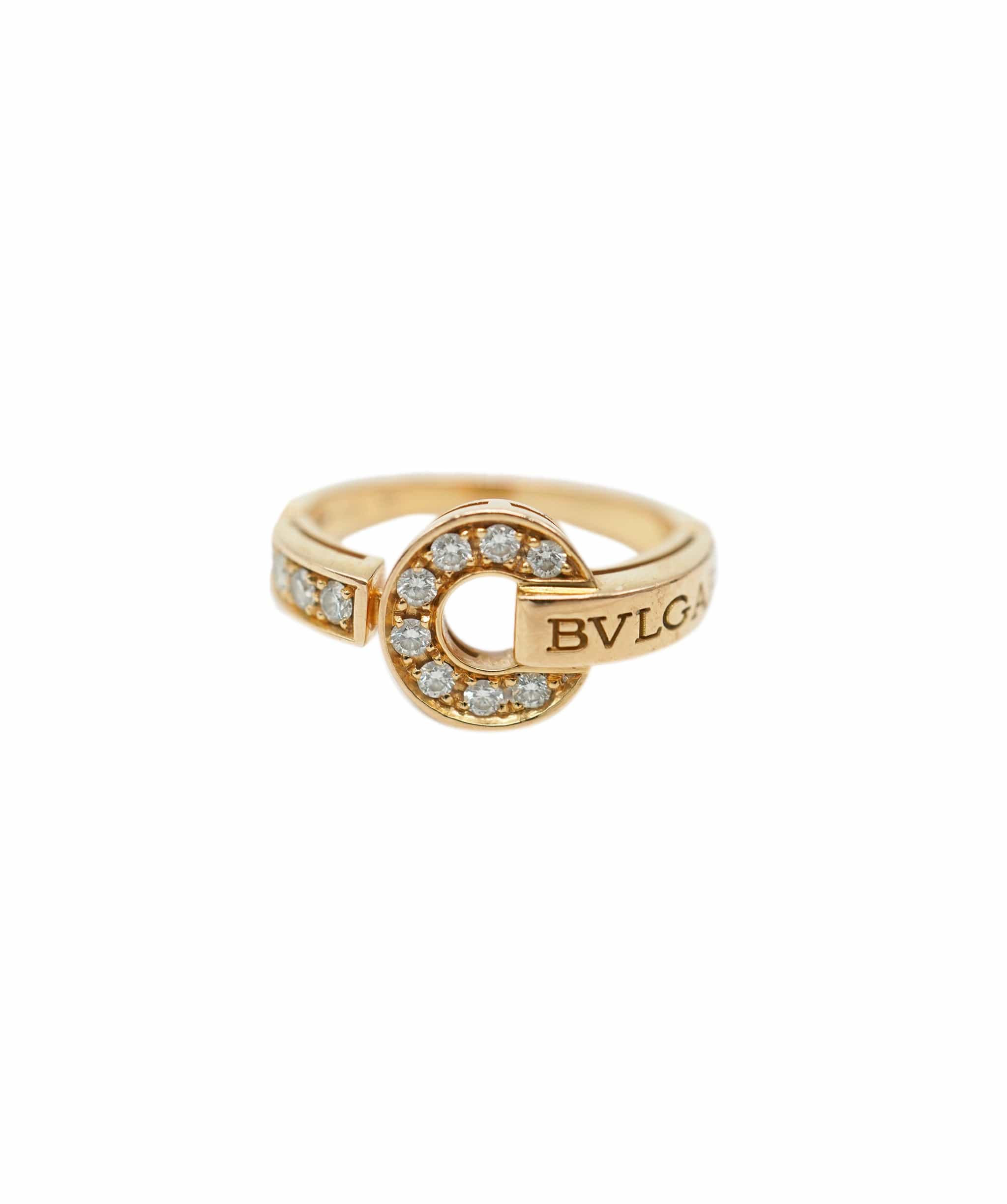 Bulgari Bulgari Diamond Rose Gold Ring  ALC1303