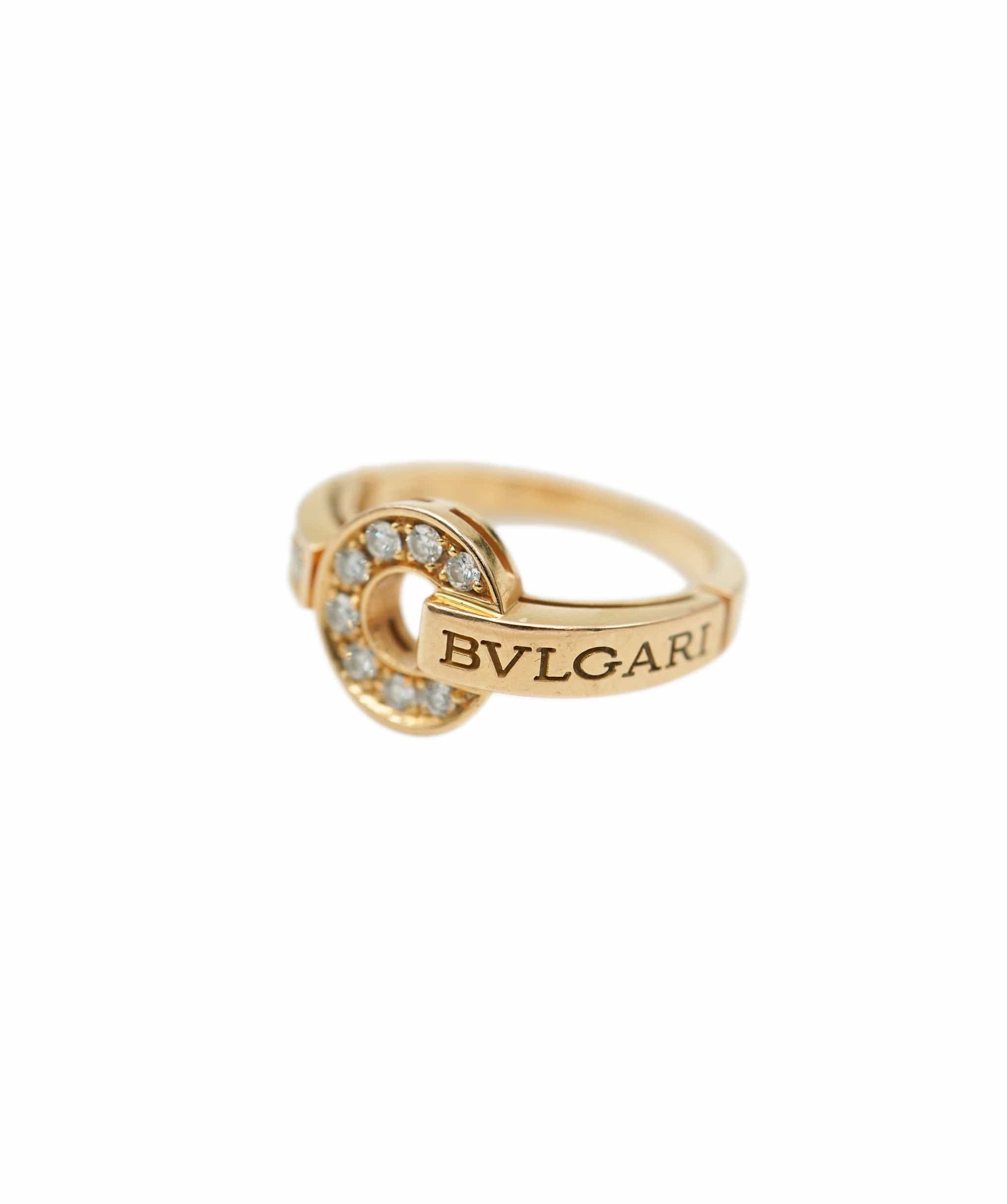 Bulgari Bulgari Diamond Rose Gold Ring  ALC1303