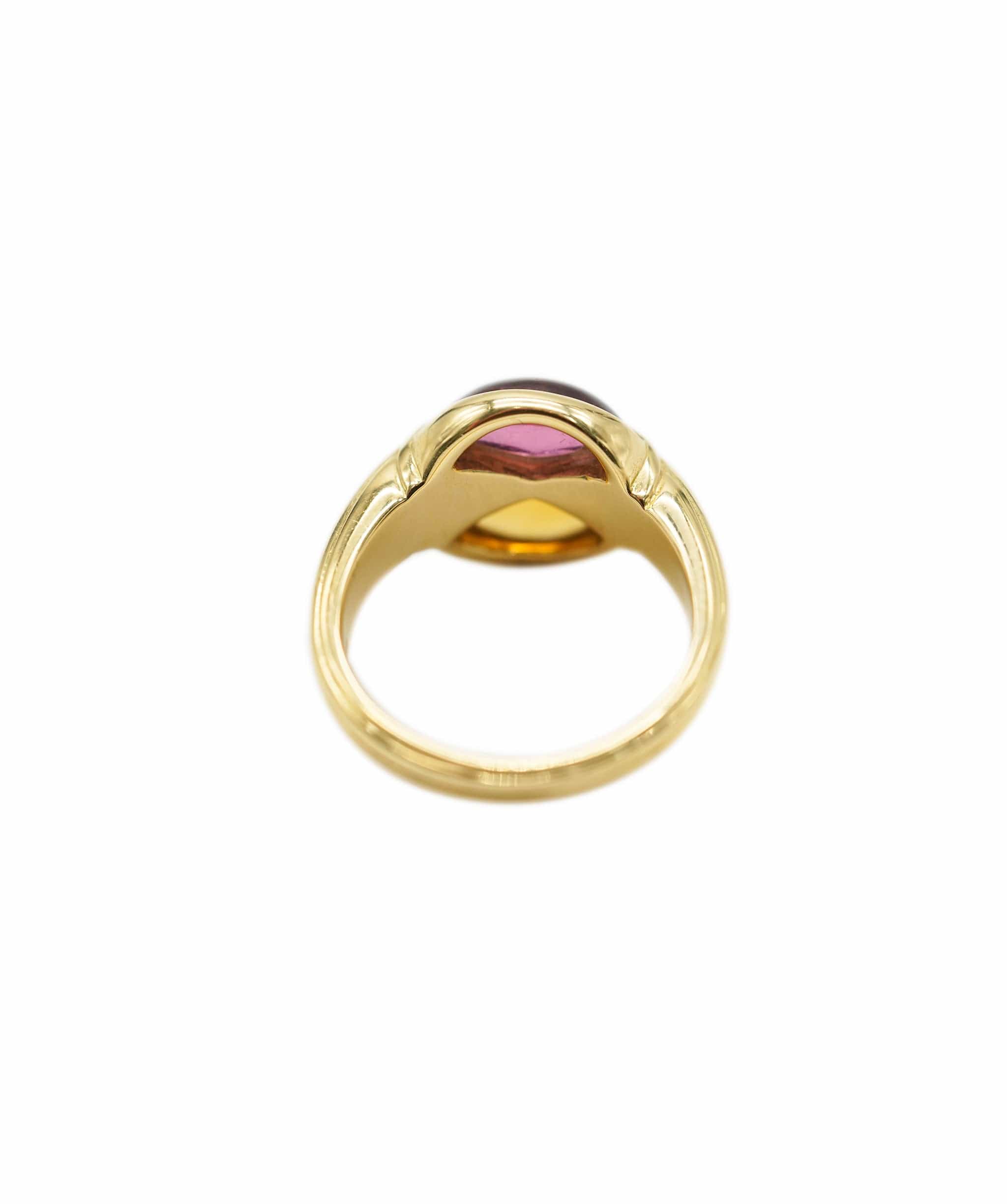 Bulgari Bulgari Ring Pink Tourmaline/Citrine size 49 - AJC0669