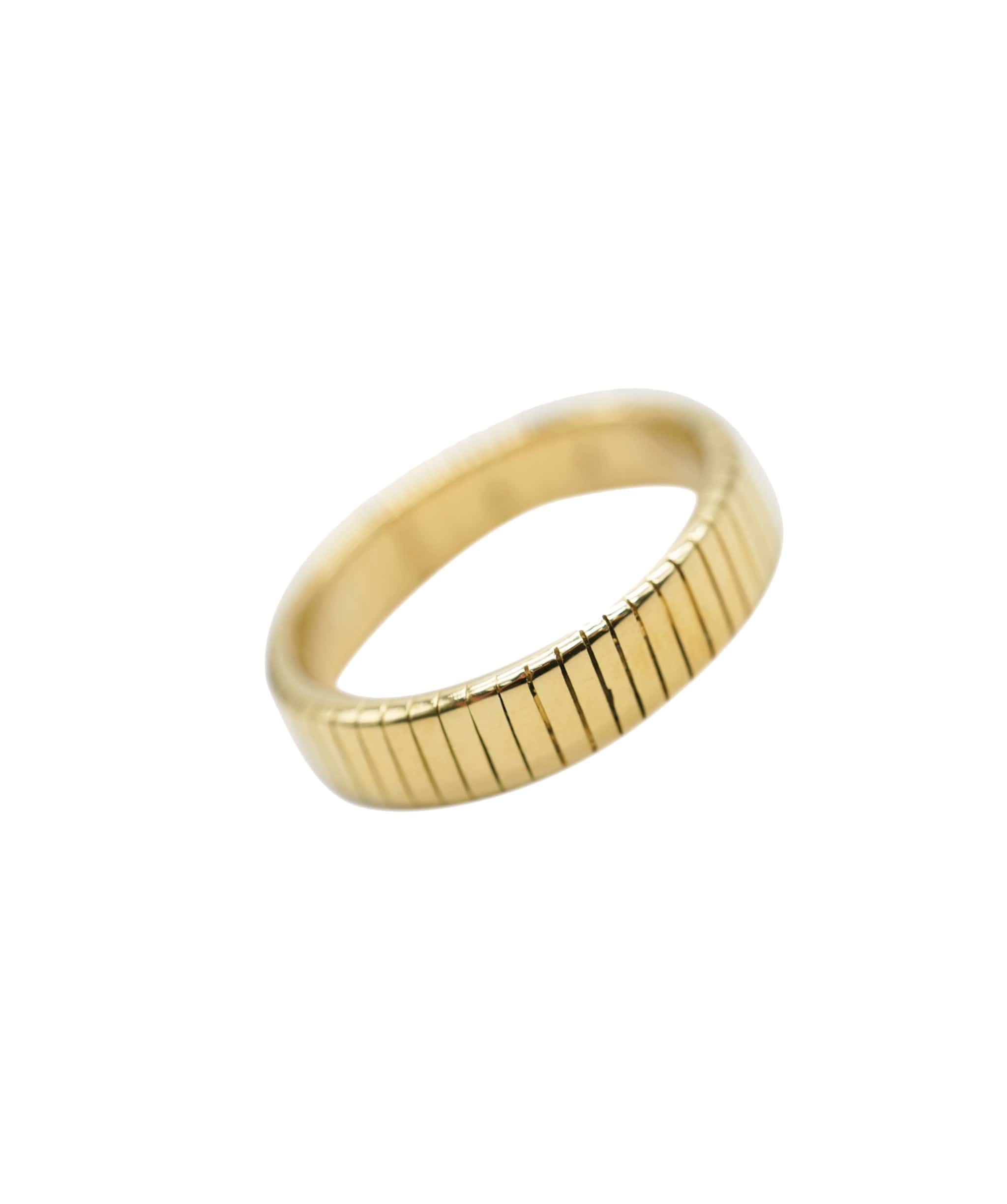 Bulgari Bulgari Vintage Tubogas Yellow Gold Ring ASL10337