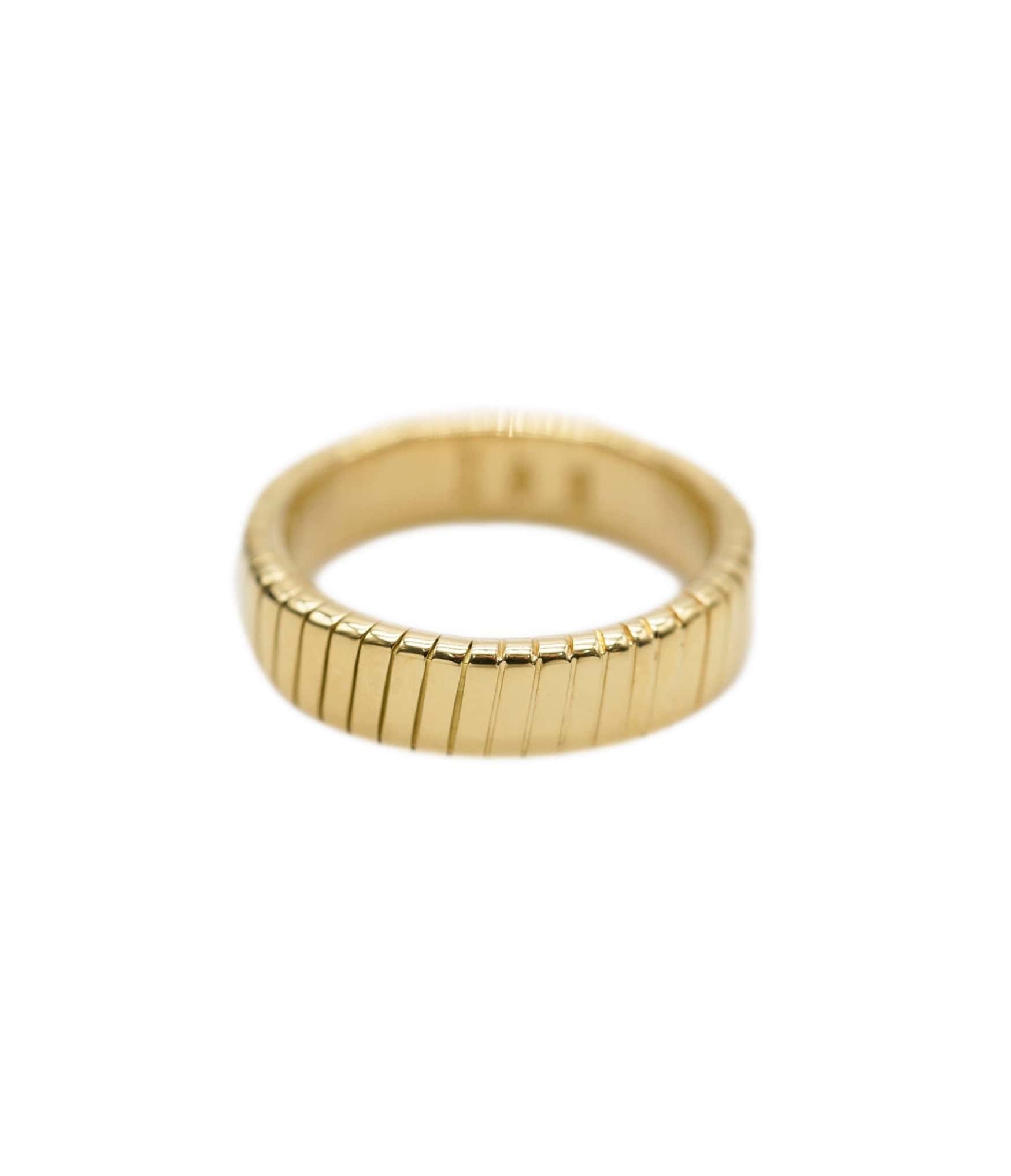 Bulgari Bulgari yellow gold Tubogas Ring ASL10339