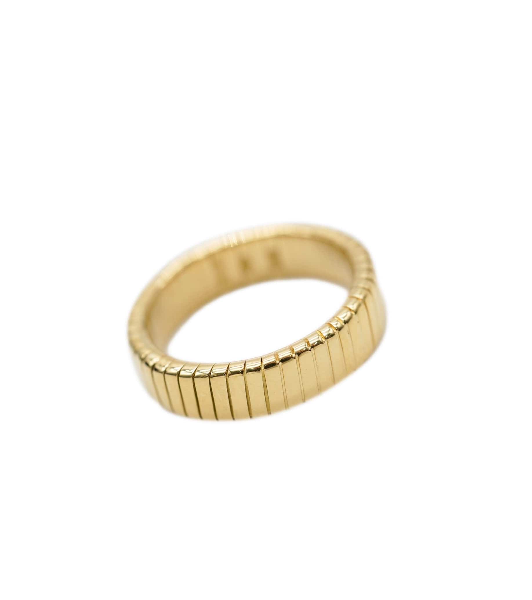 Bulgari Bulgari yellow gold Tubogas Ring ASL10339