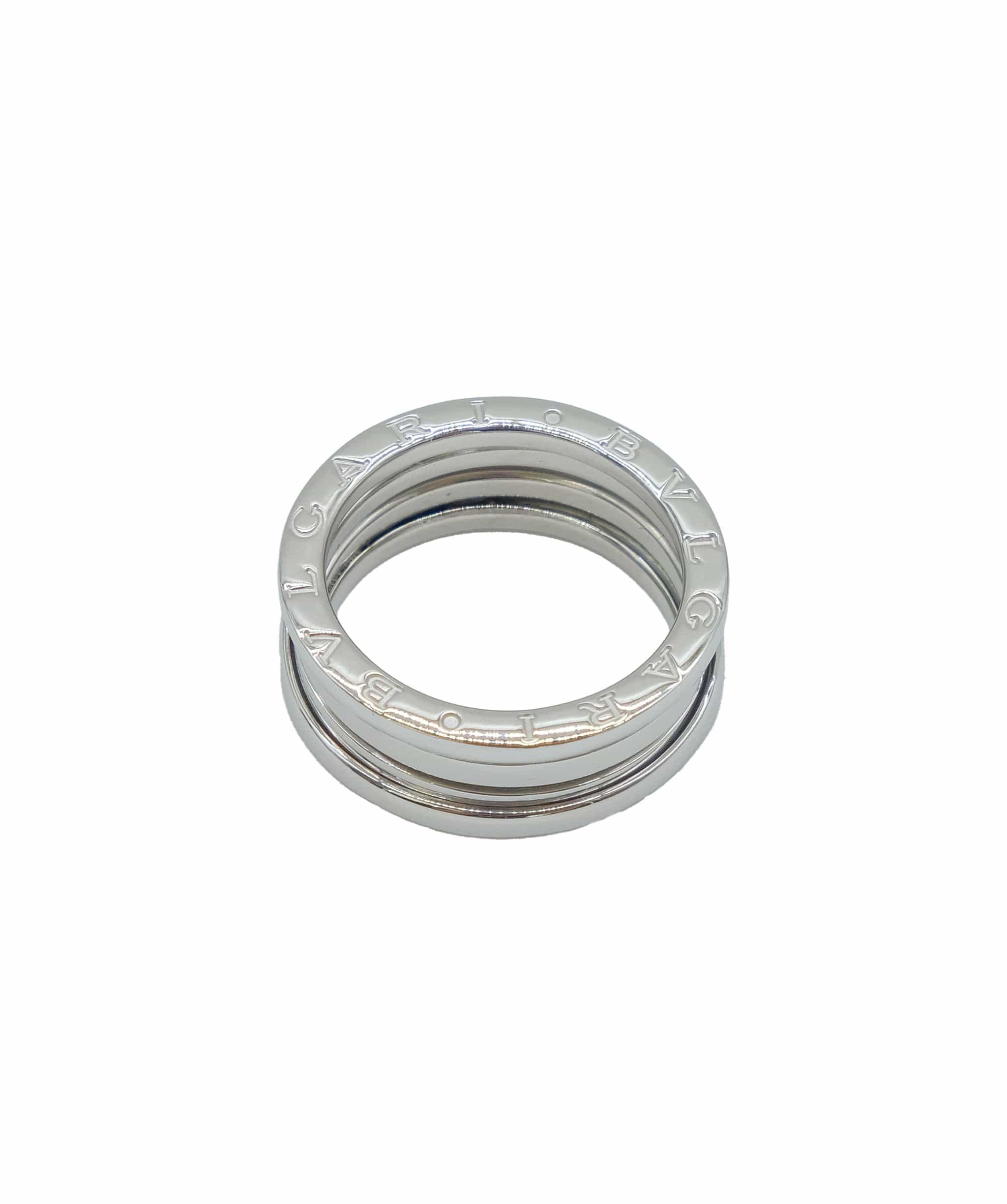 Bulgari BVLGARI B Zero One 3 Band #57 Ring K18 WG	 DXBS0429