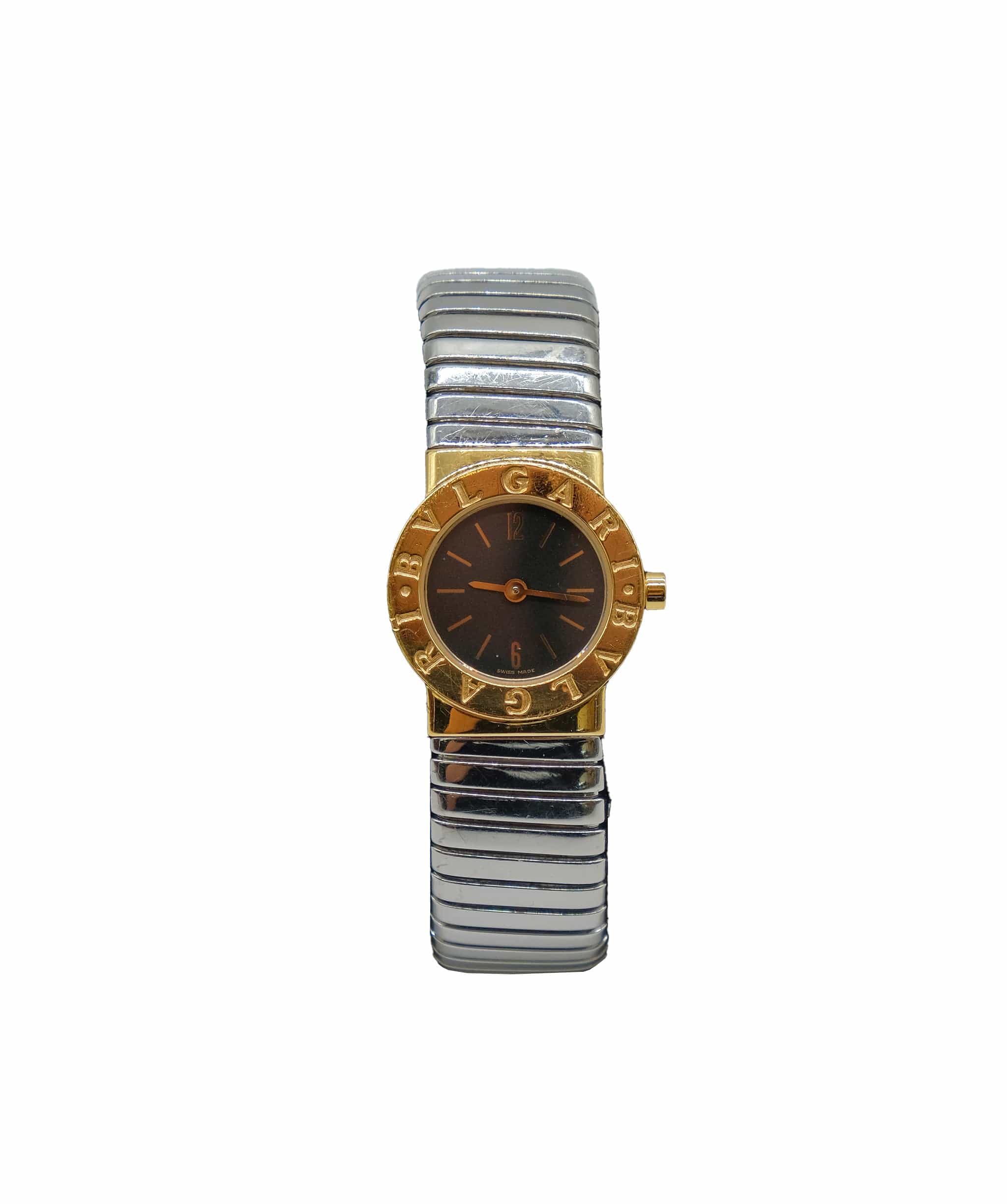 Bulgari BVLGARI Bvlgari Tubogas Combi BB192T K18YG Quartz Watch DXBS0097