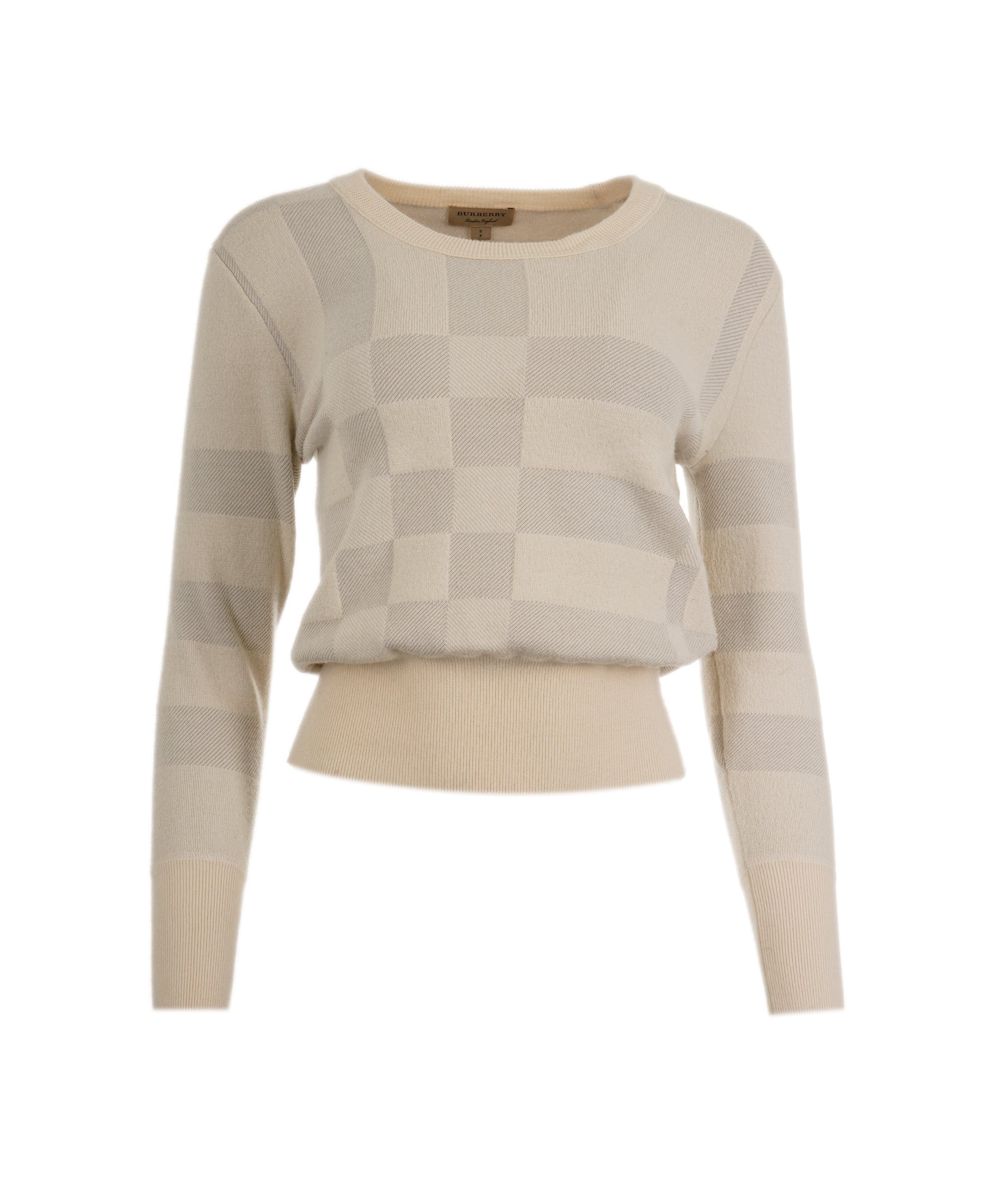 Burberry Burberry Cream Crewneck Jumper ALL0454