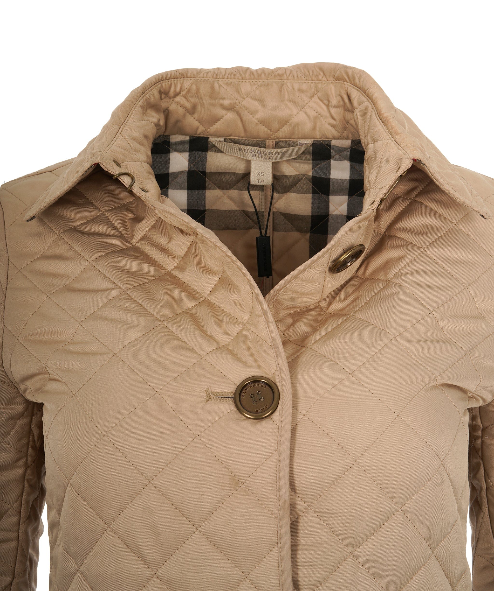 Burberry Burberry Beige Single Breasted Coat  ALC1383