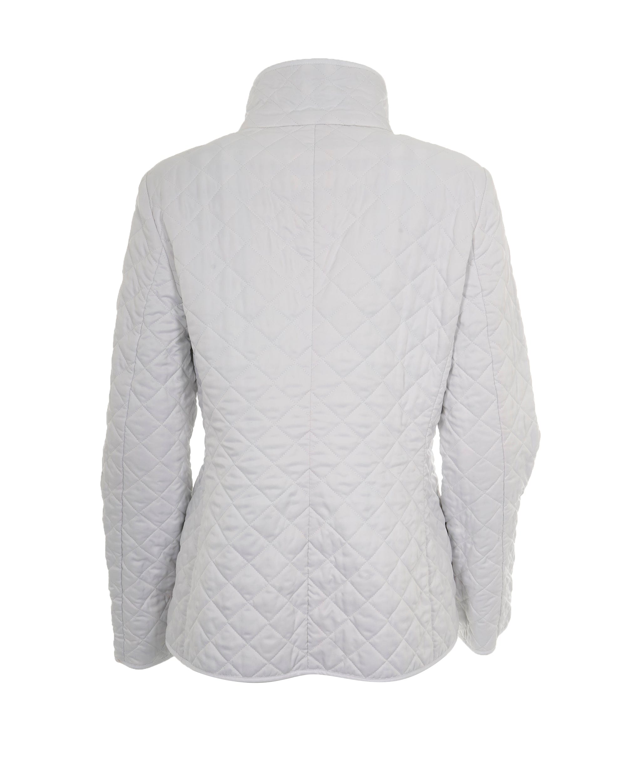 Burberry Burberry Classic Quilted White Single Breasted Jacket ALC1847