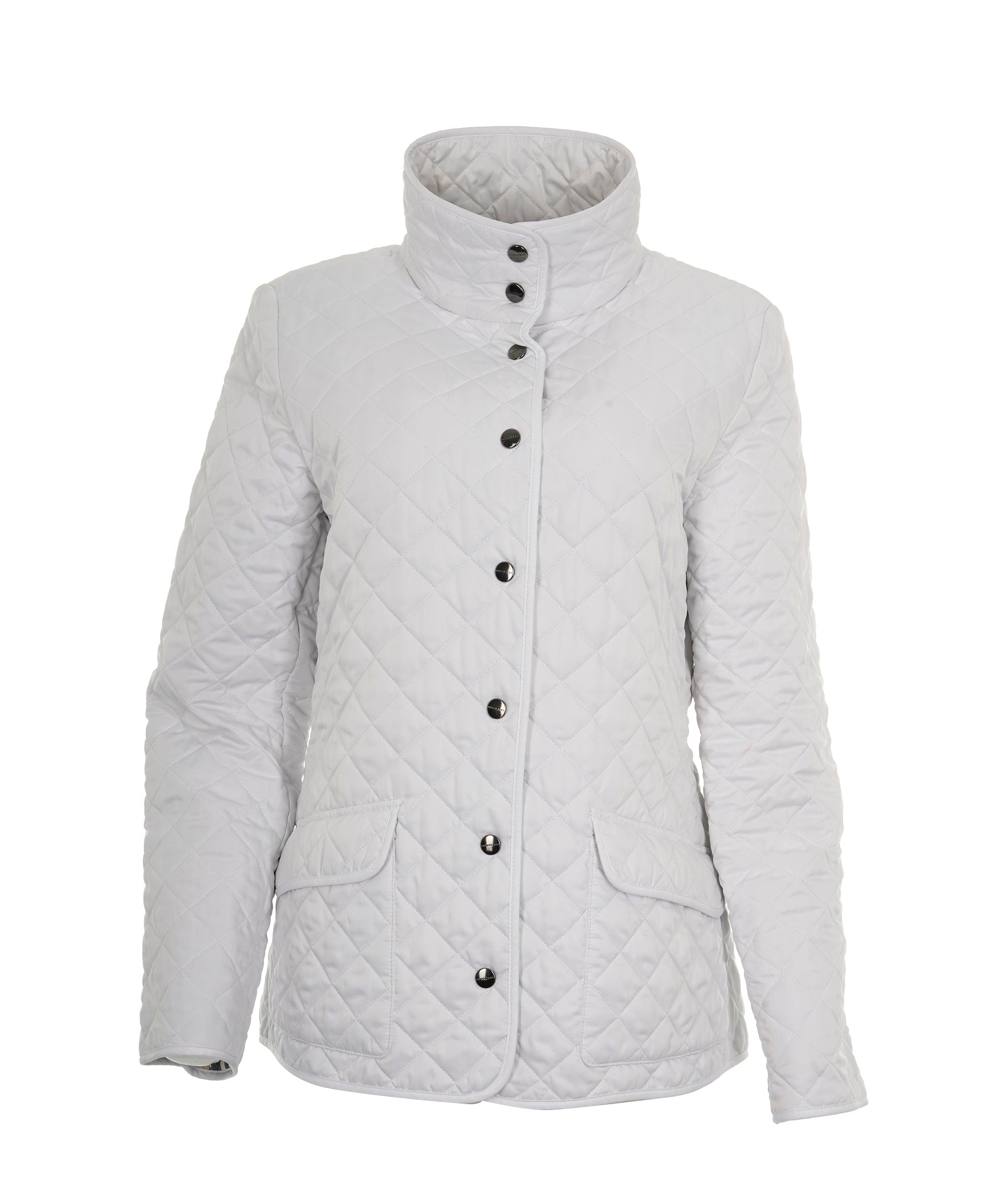 Burberry Burberry Classic Quilted White Single Breasted Jacket ALC1847