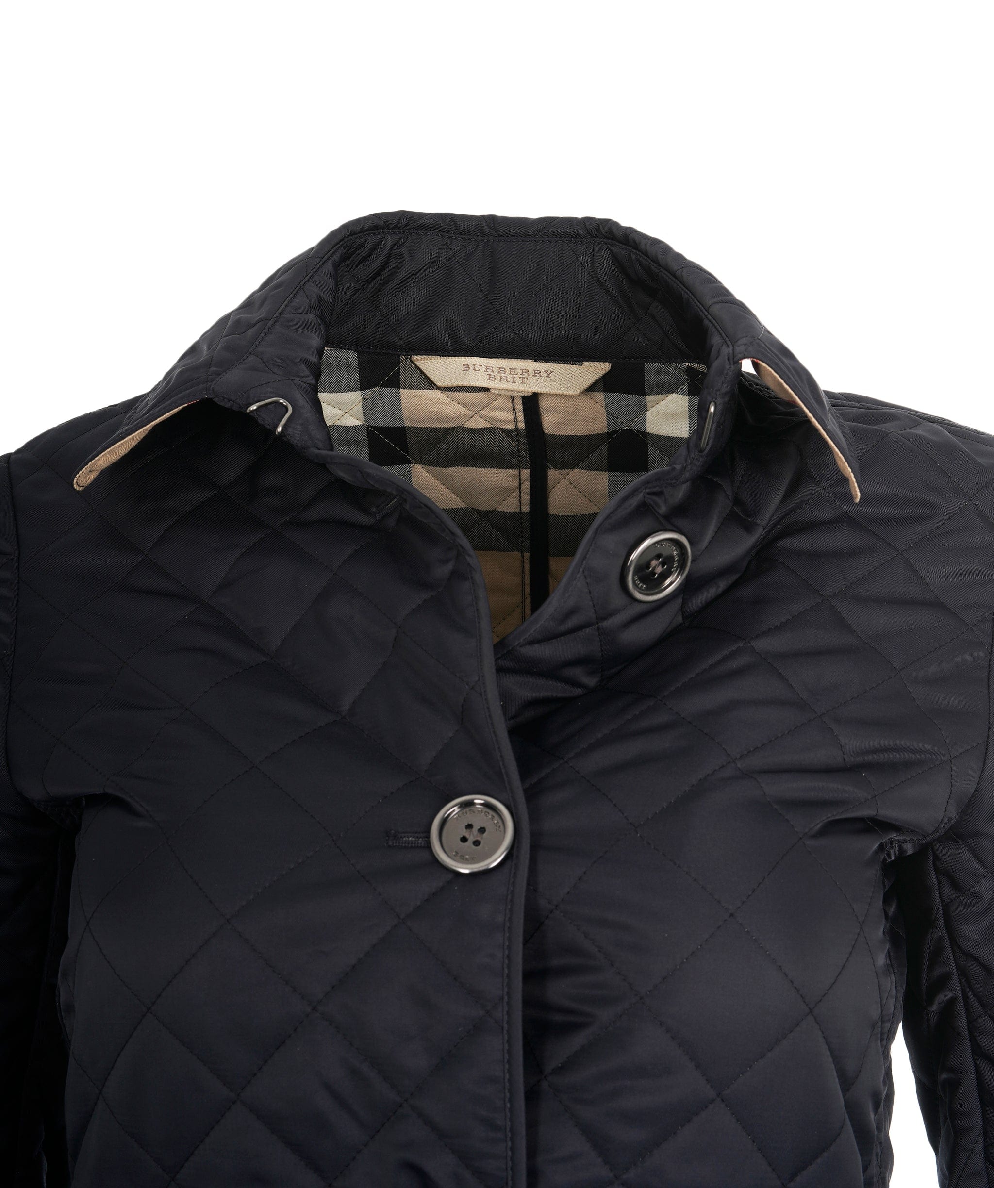 Burberry Burberry Navy Single Breasted Coat  ALC1382