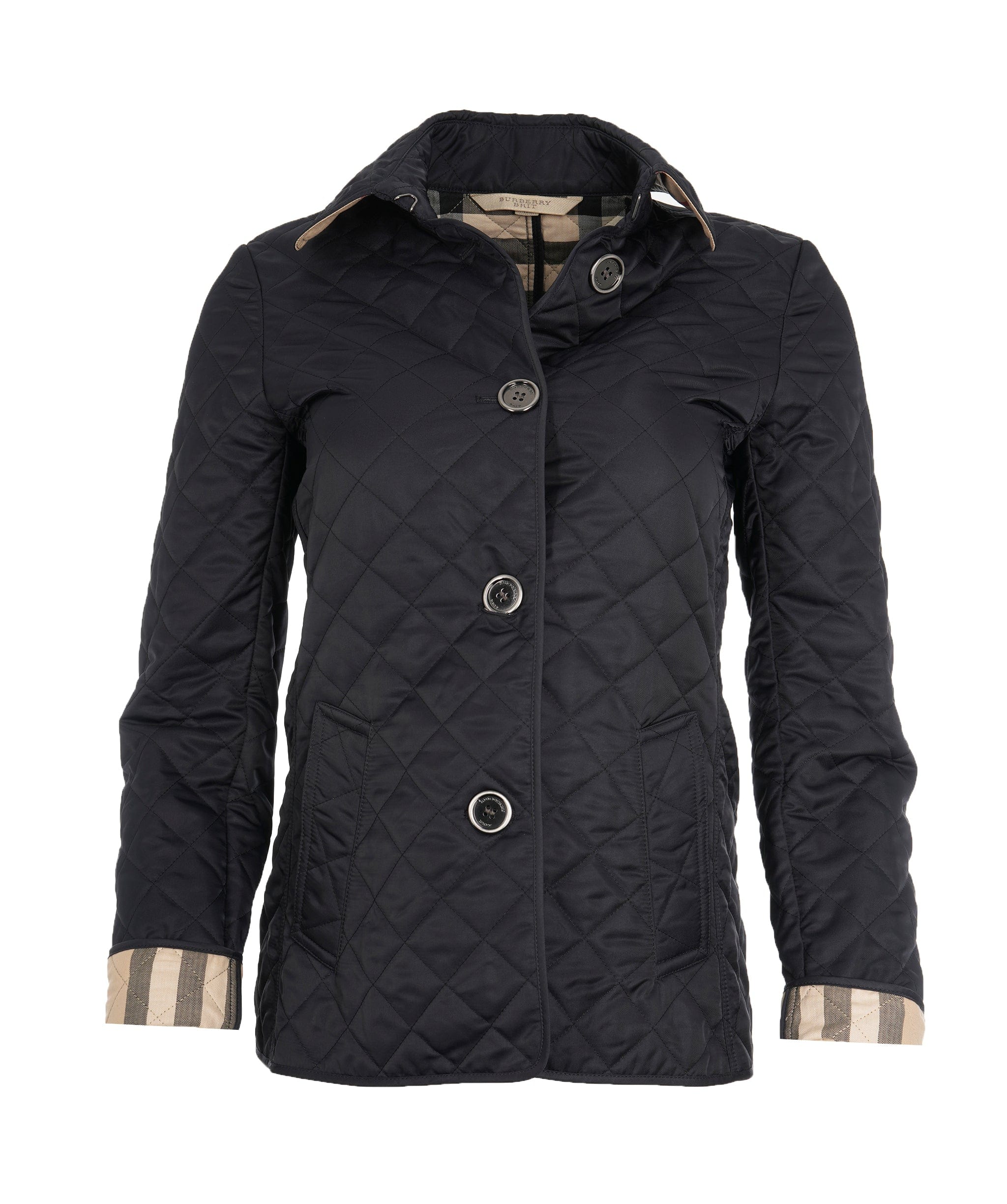 Burberry Burberry Navy Single Breasted Coat  ALC1382