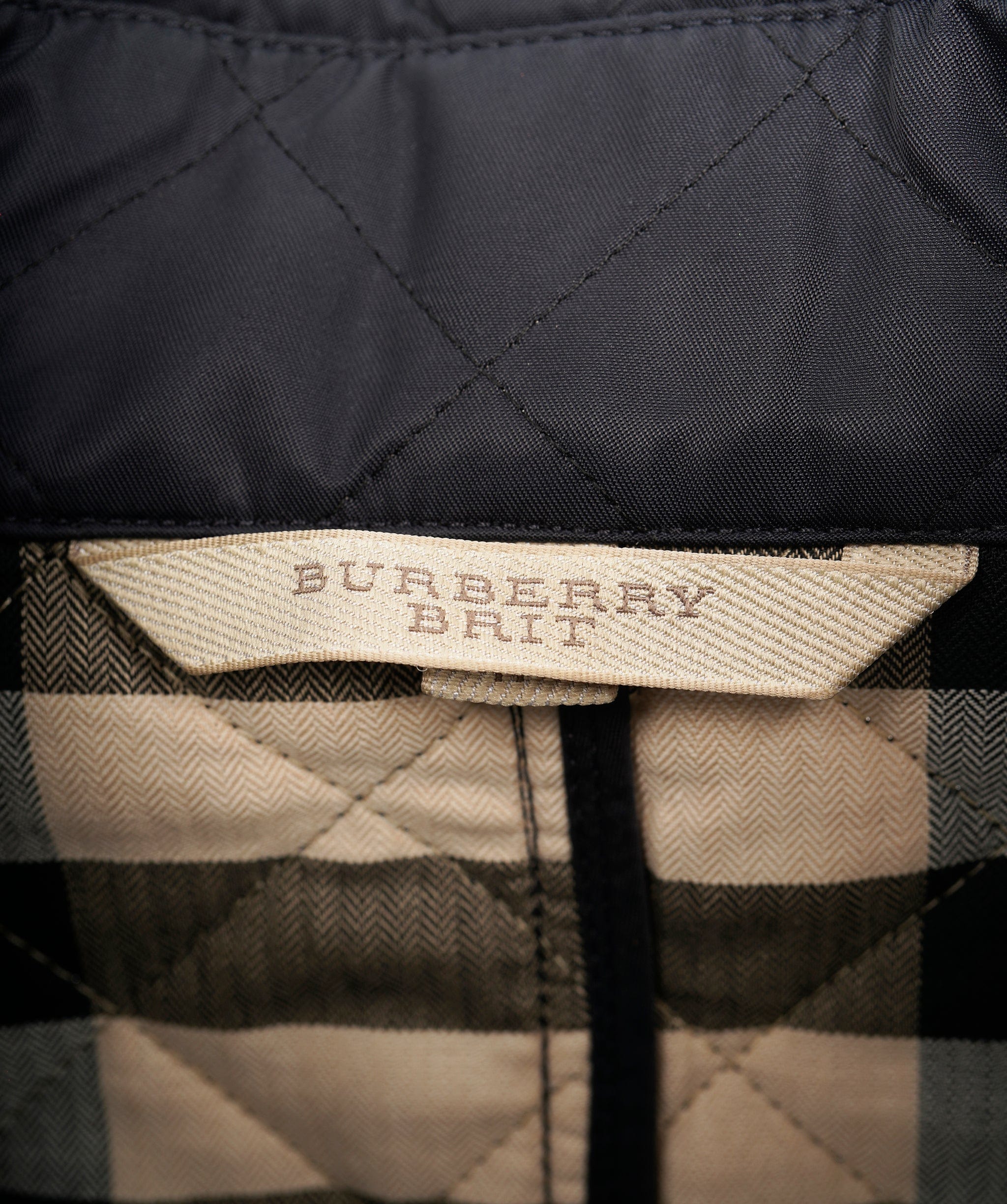 Burberry Burberry Navy Single Breasted Coat  ALC1382