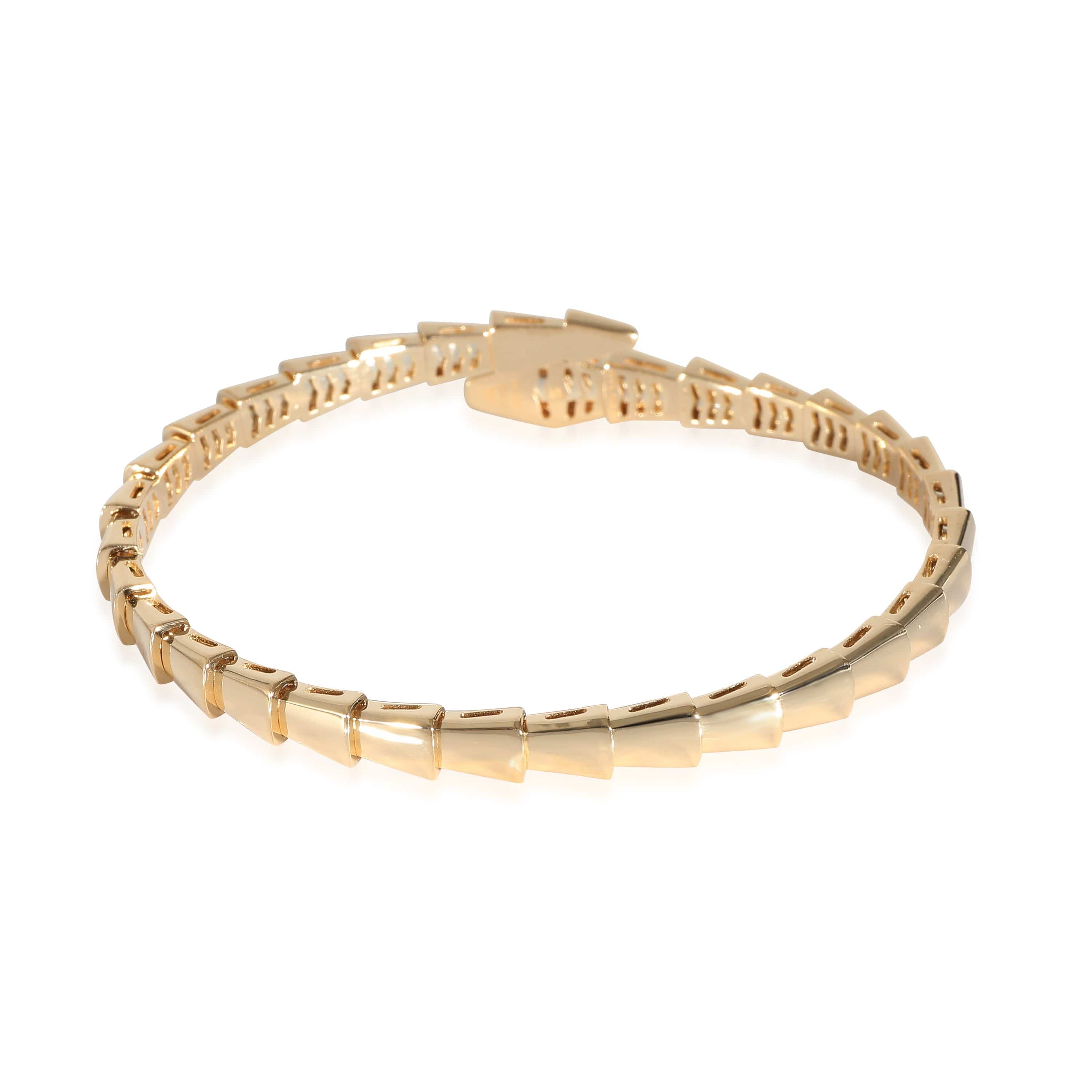 BVLGARI BVLGARI Serpenti Diamond Bracelet in 18K Yellow Gold 0.47 CTW