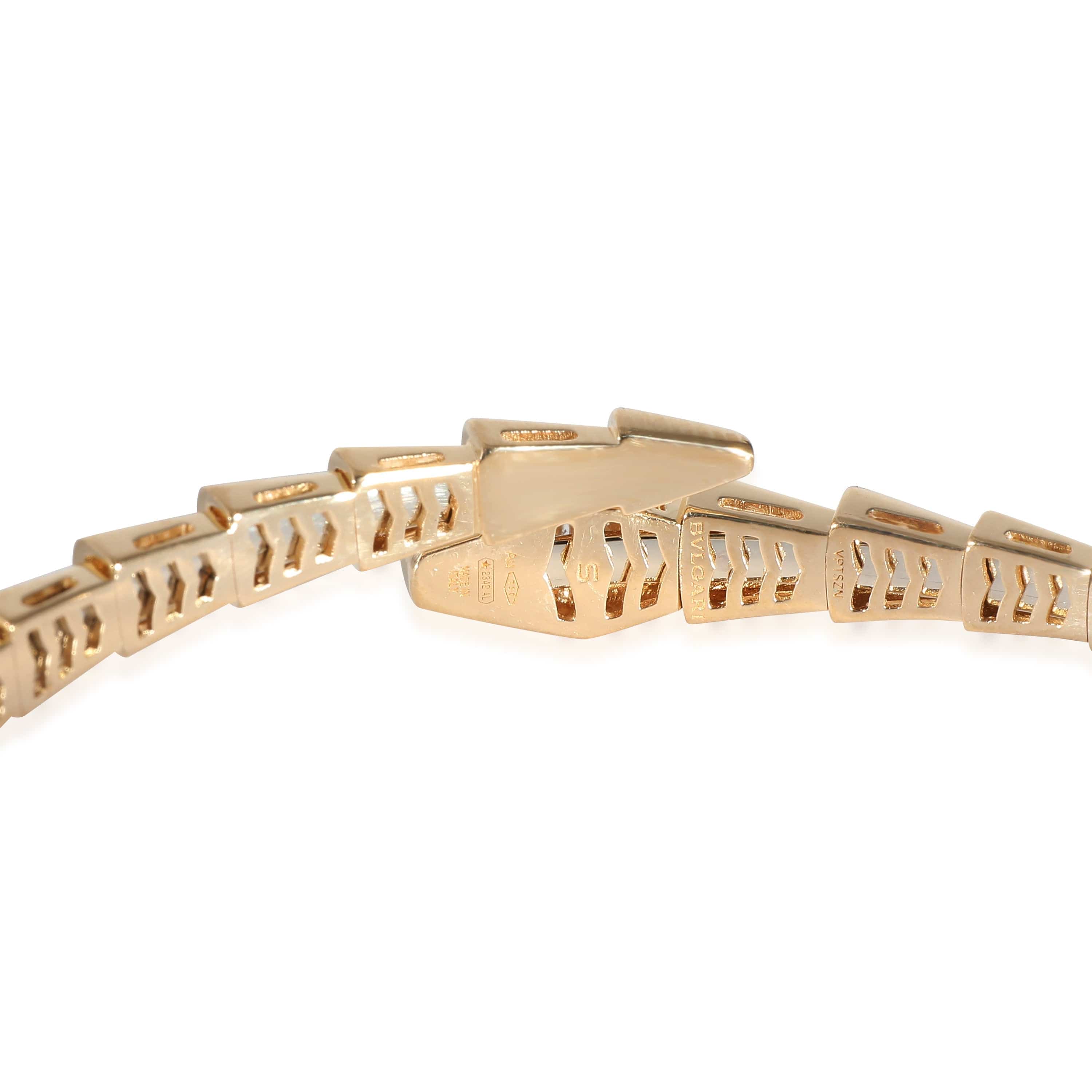 BVLGARI BVLGARI Serpenti Diamond Bracelet in 18K Yellow Gold 0.47 CTW