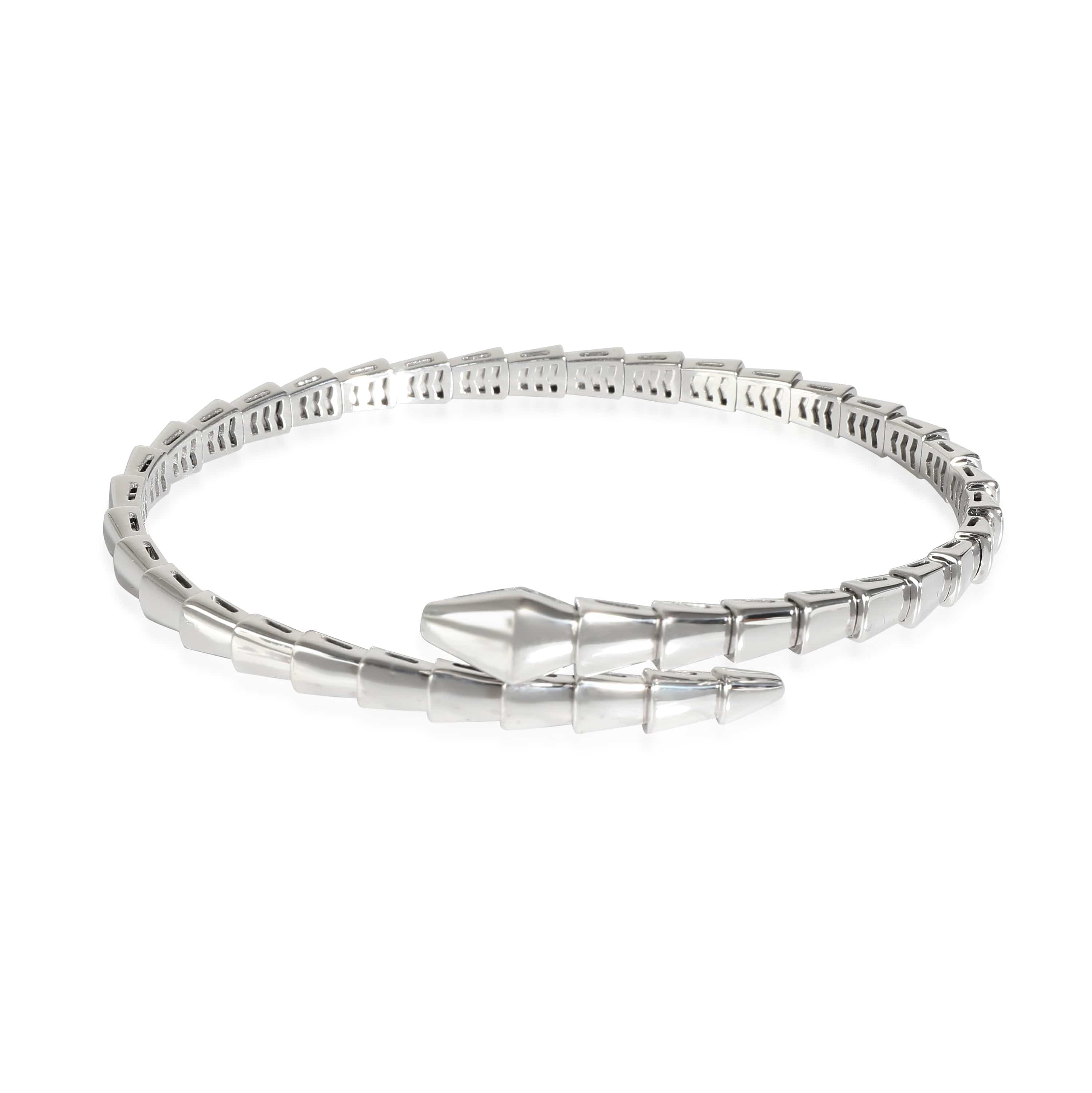 BVLGARI BVLGARI Serpenti Viper Bangle in 18K White Gold