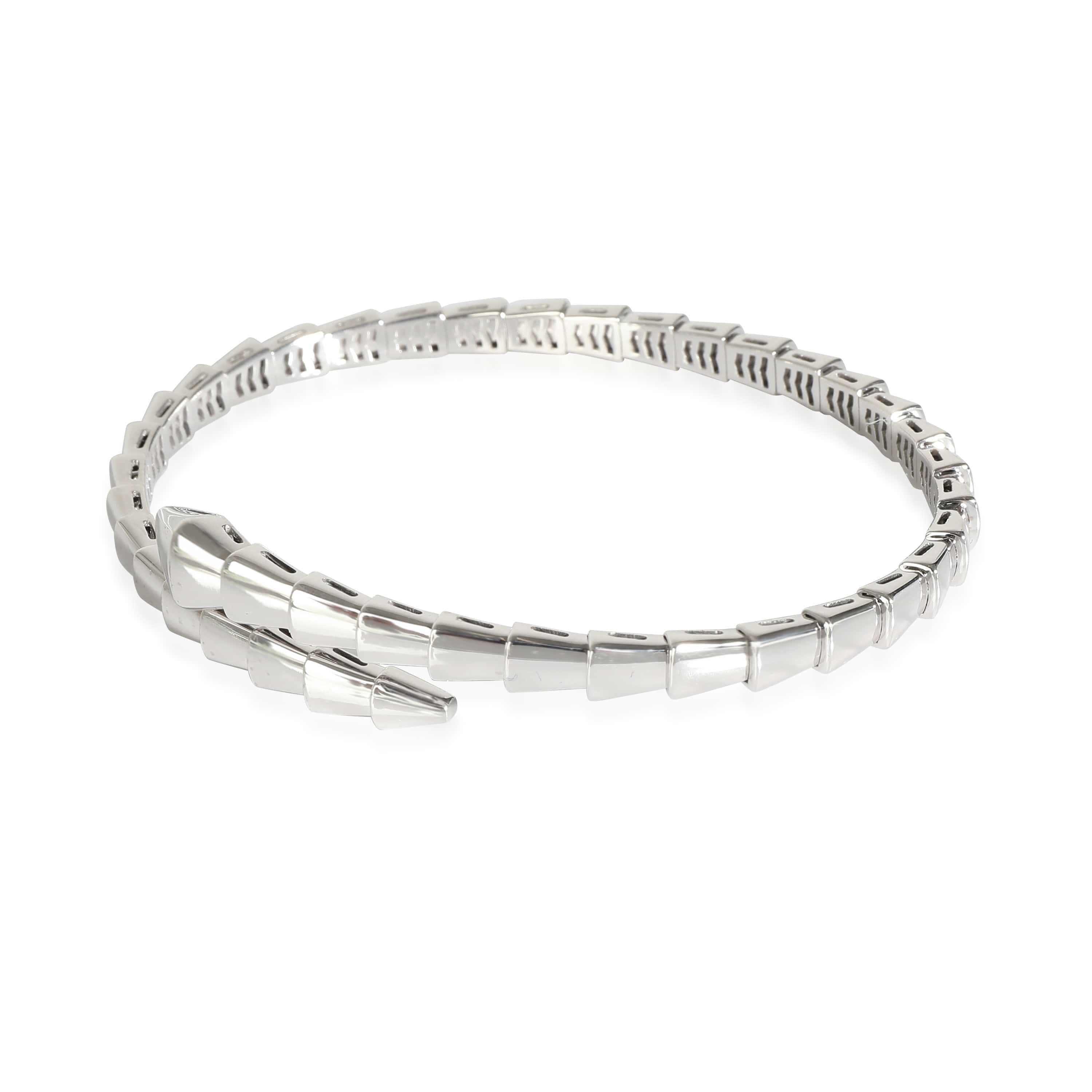 BVLGARI BVLGARI Serpenti Viper Bangle in 18K White Gold