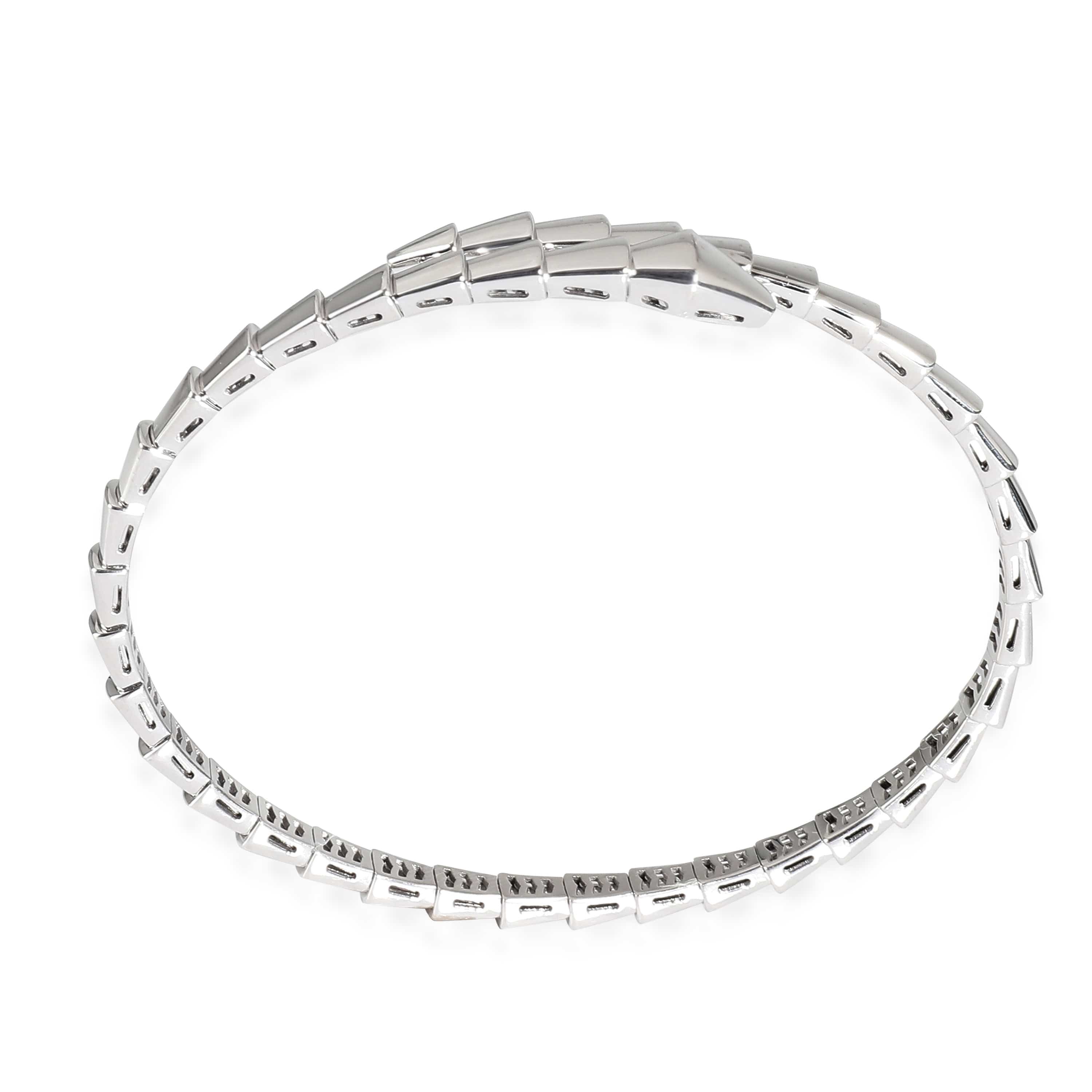 BVLGARI BVLGARI Serpenti Viper Bangle in 18K White Gold