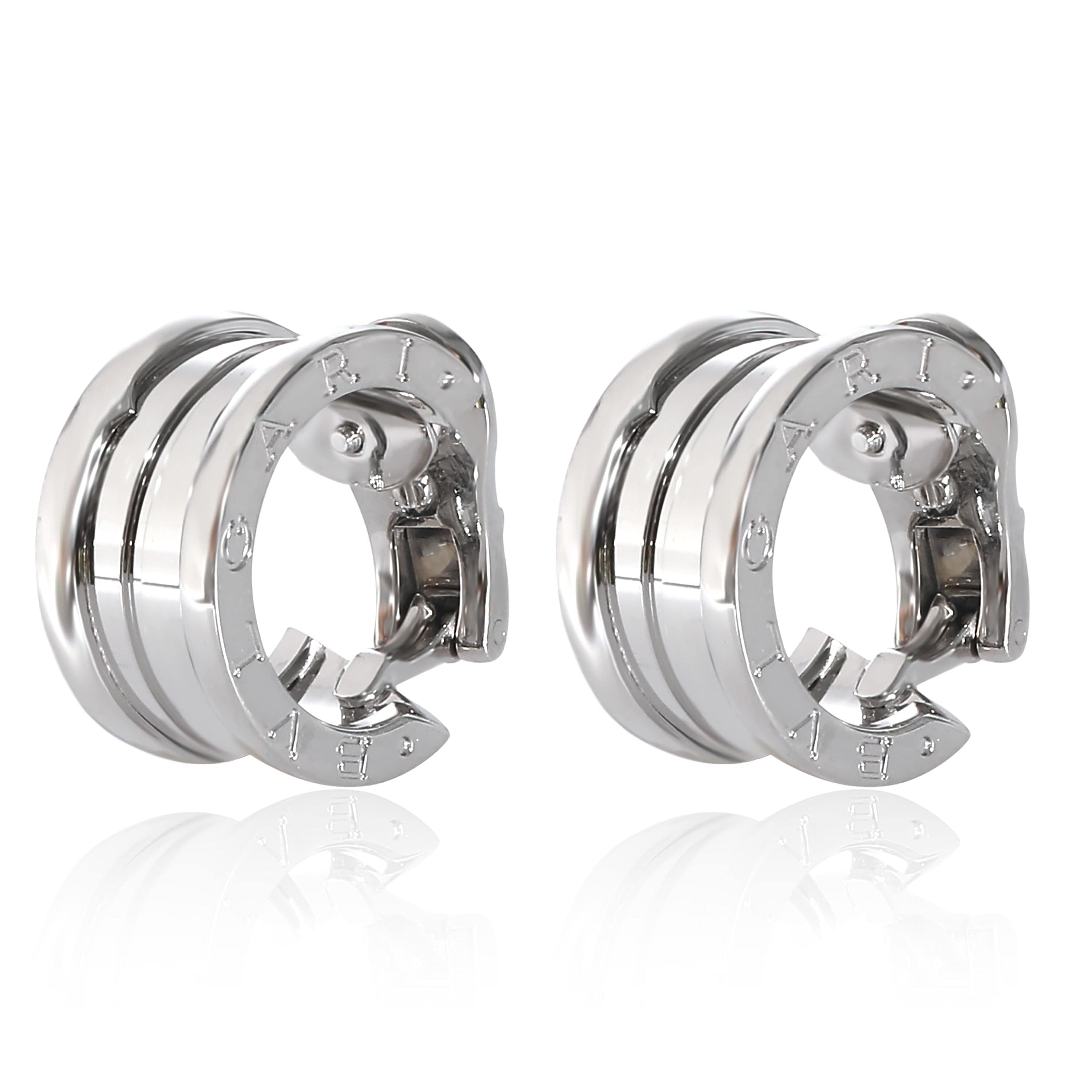 BVLGARI BVLGARI B.zero1 Hoop Earrings in 18K White Gold