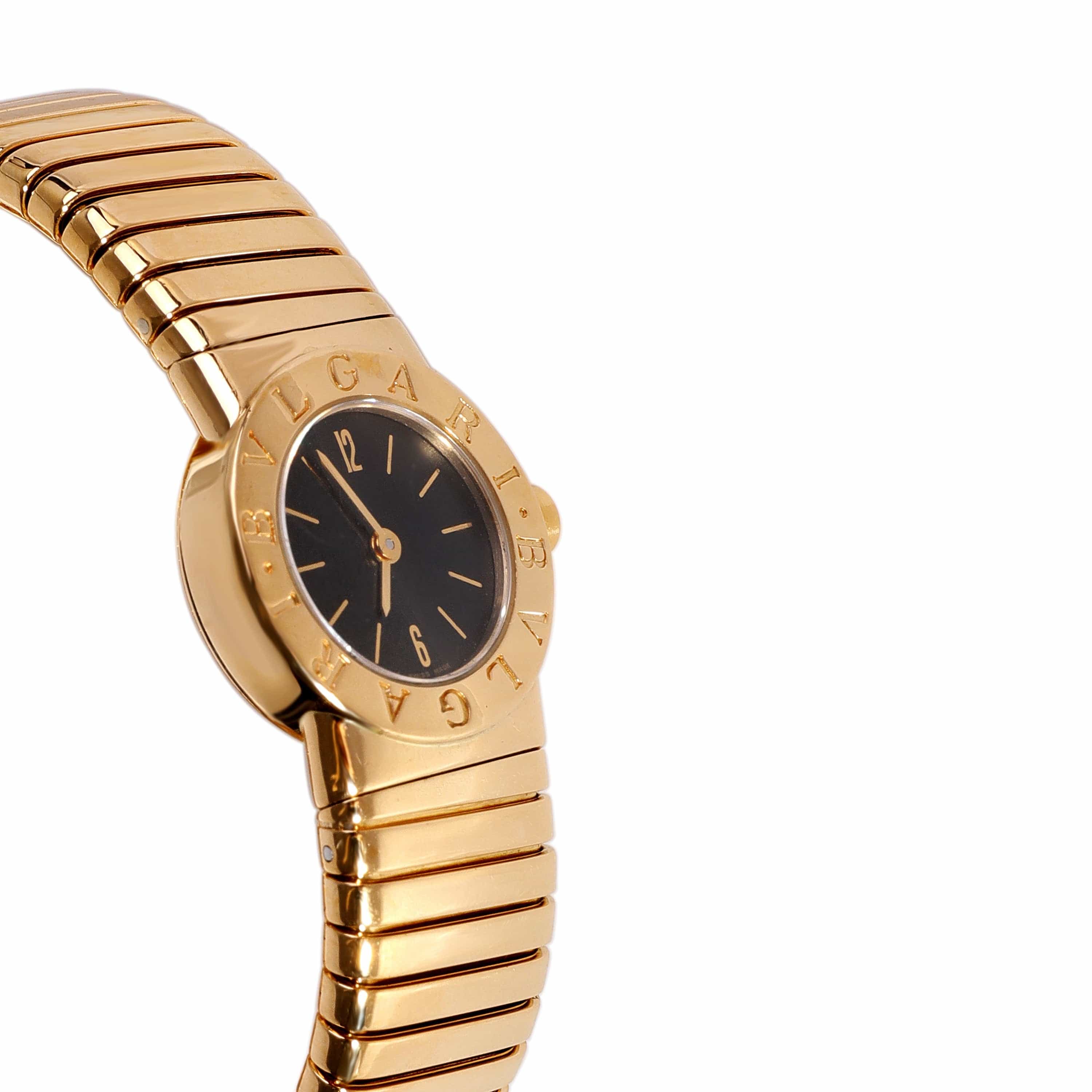 BVLGARI BVLGARI Tubogas BB 19 2T Women's Watch in 18kt Yellow Gold