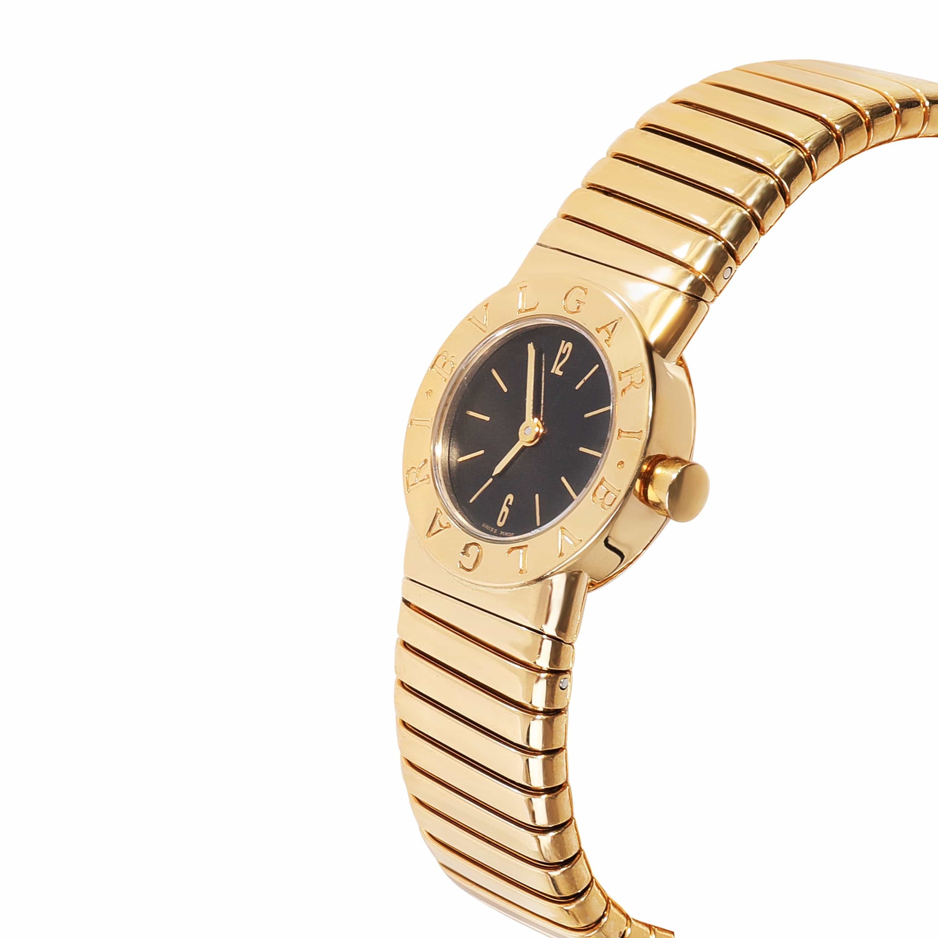 BVLGARI BVLGARI Tubogas BB 19 2T Women's Watch in 18kt Yellow Gold