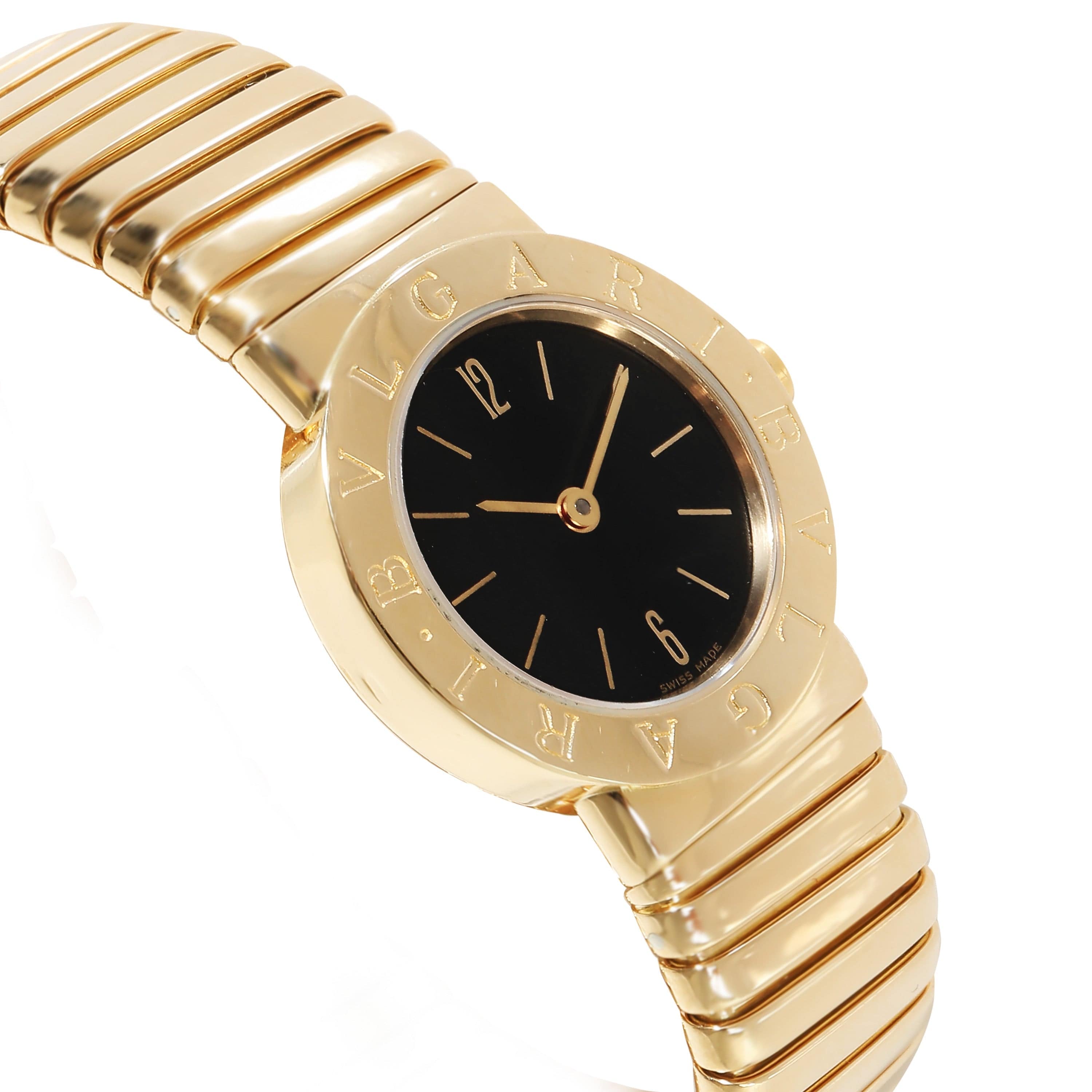 BVLGARI Tubogas BB 23 2T Women's Watch in 18kt Yellow Gold