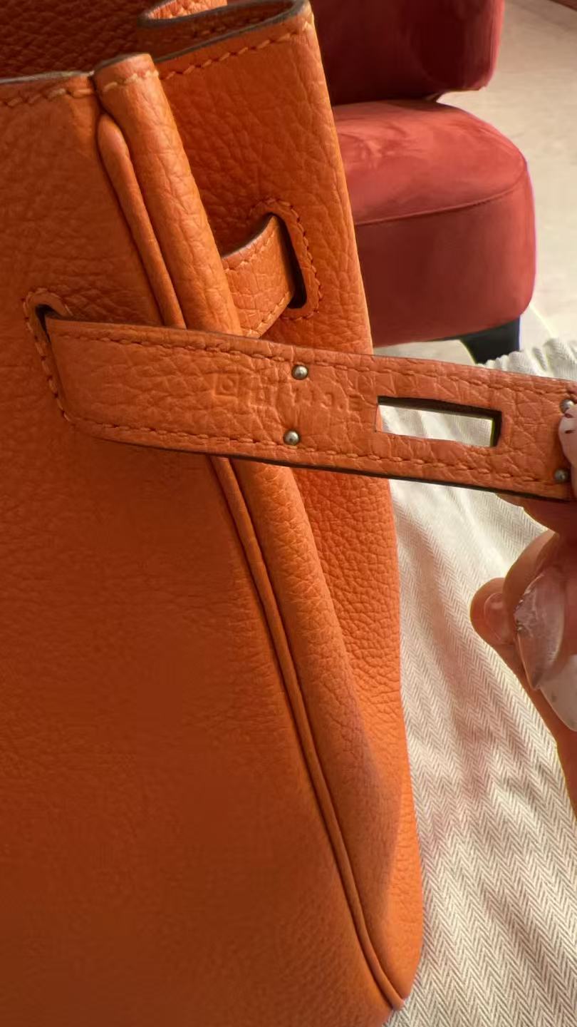 Hermès Birkin 35 Togo Leather Orange