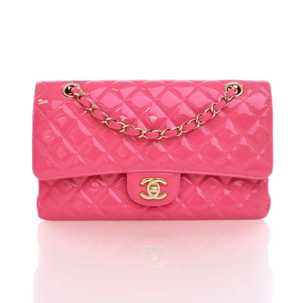 CANADA Chanel Classic Flap Medium Pink Patent