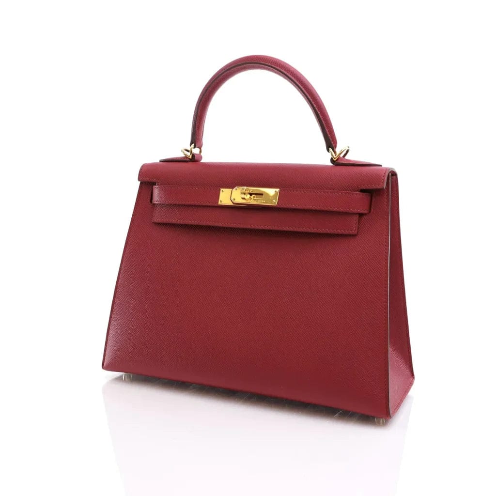 CANADA Hermes Kelly 28 Rouge Grenat Epsom