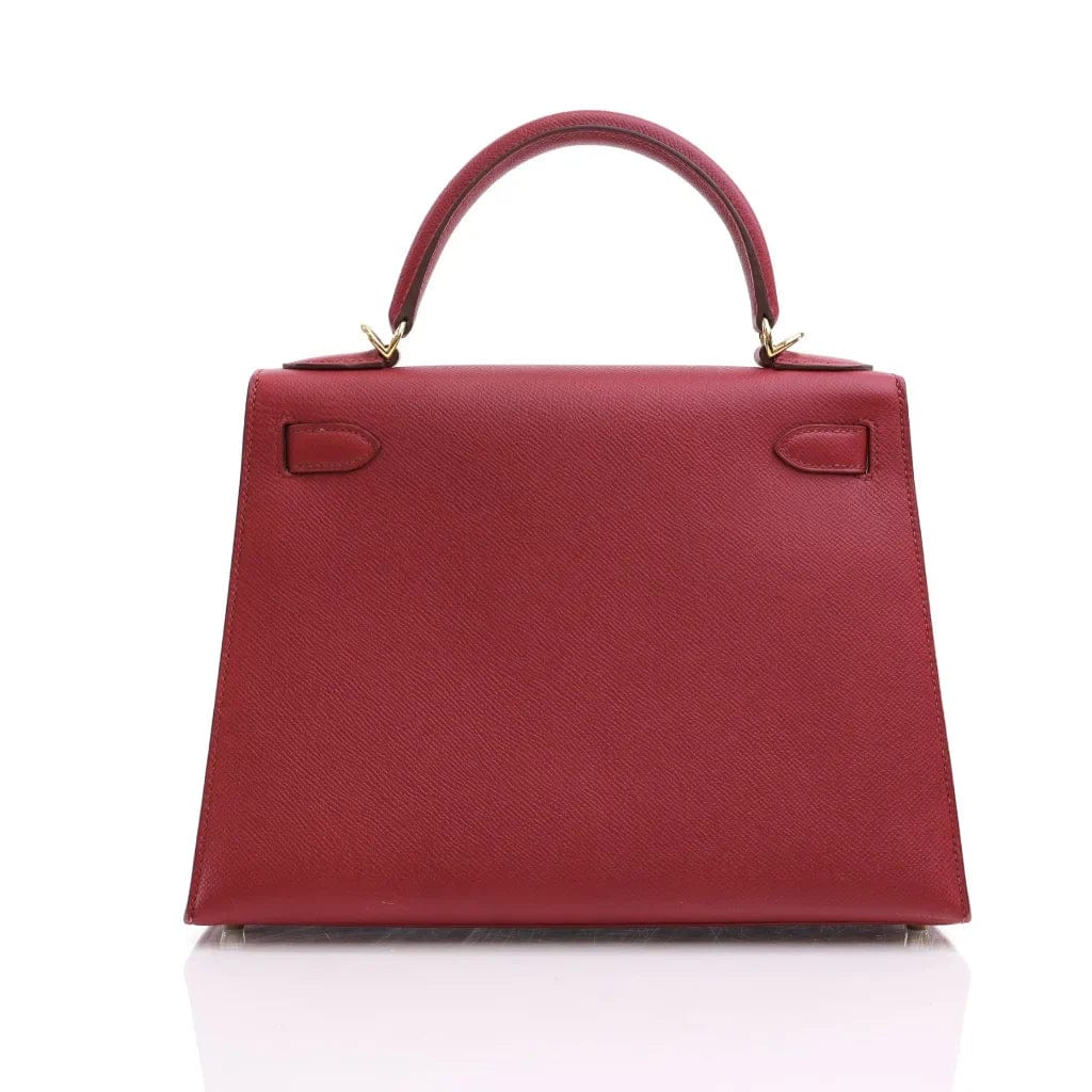 CANADA Hermes Kelly 28 Rouge Grenat Epsom