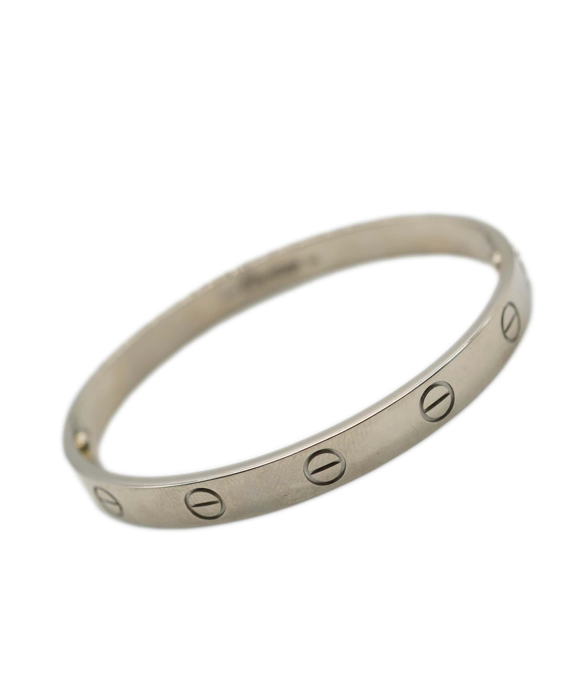 Cartier Cartier Love Bracelet 18k white Gold size 16  ASL6603