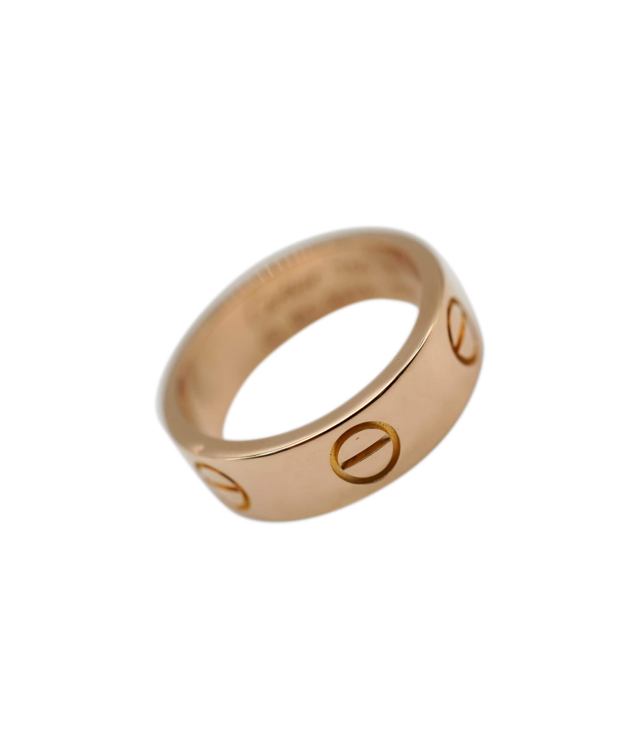 Cartier Cartier rose gold love ring size 50 ASC1801