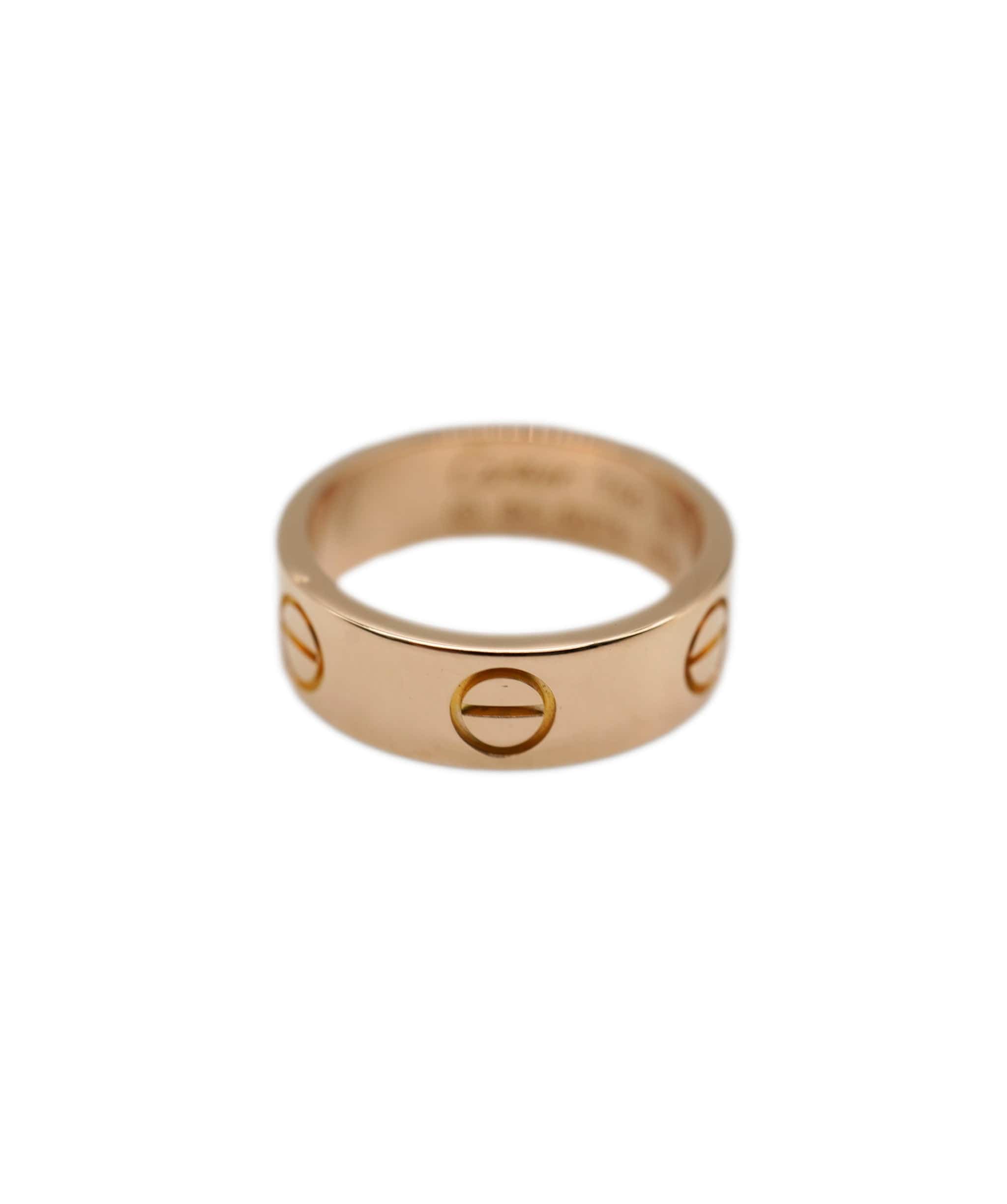 Cartier Cartier rose gold love ring size 50 ASC1801