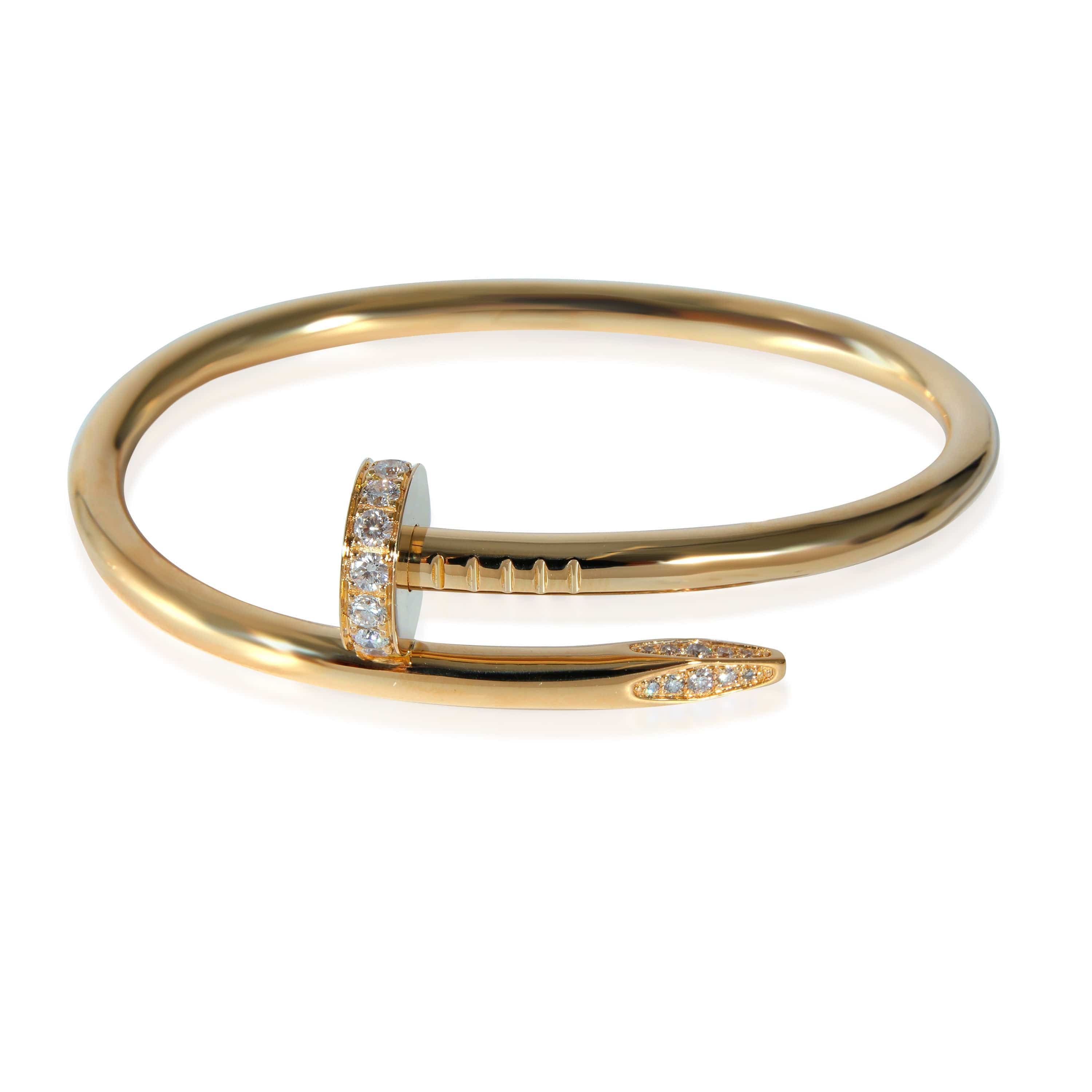 Cartier Cartier Juste Un Clou Bracelet in 18k Yellow Gold 0.58 CTW