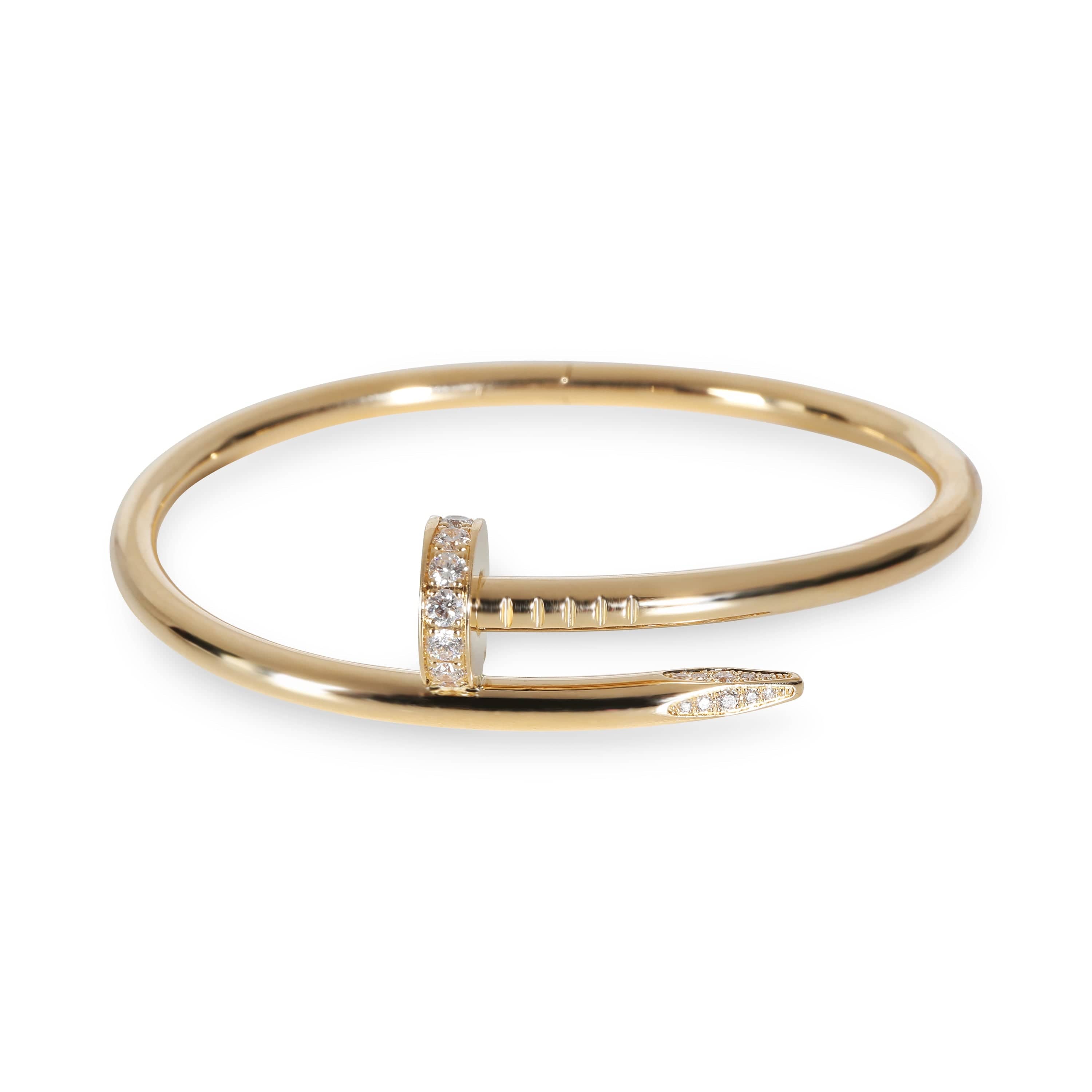 Cartier Cartier Juste Un Clou Bracelet (Yellow Gold, Diamonds)