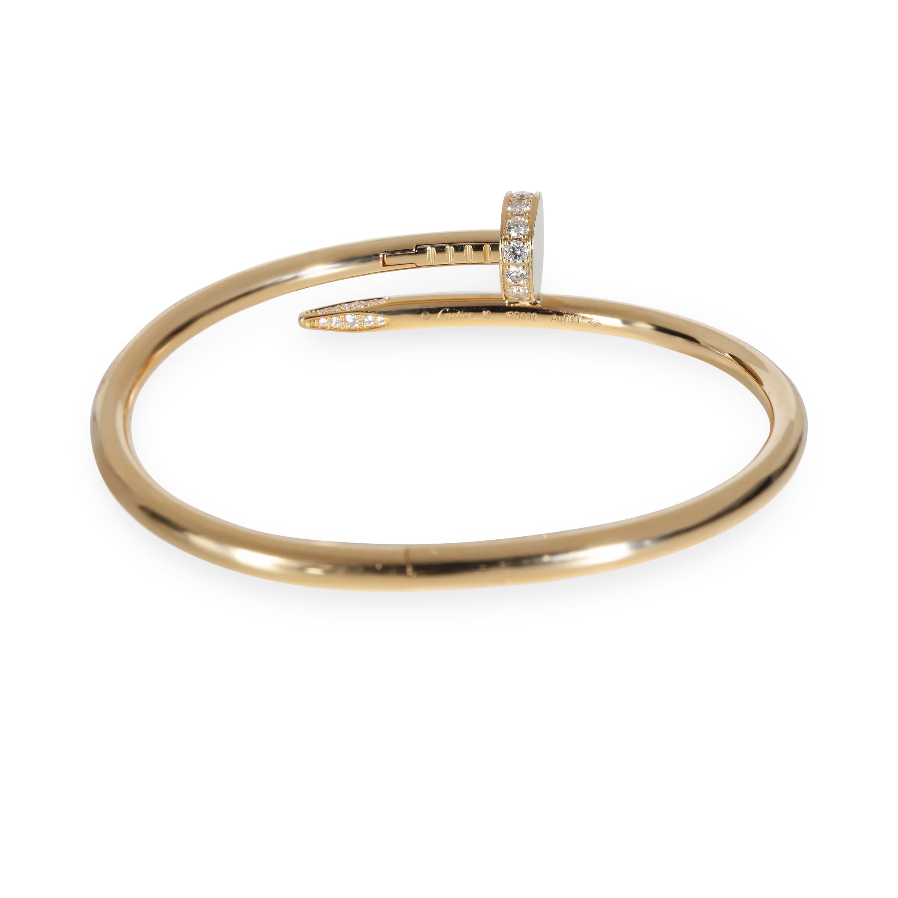 Cartier Cartier Juste Un Clou Bracelet (Yellow Gold, Diamonds)