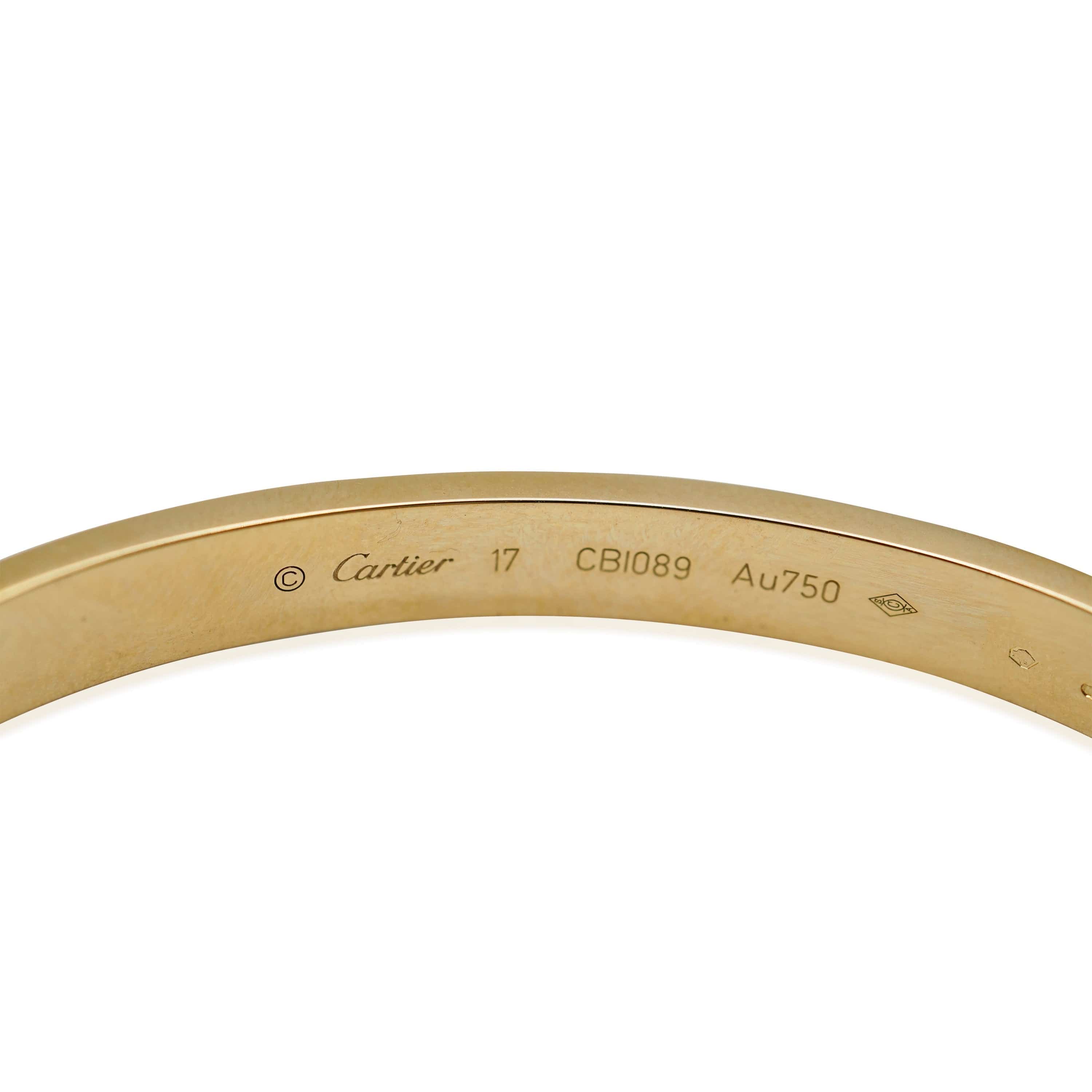 Cartier Cartier Love Bracelet in 18K Yellow Gold