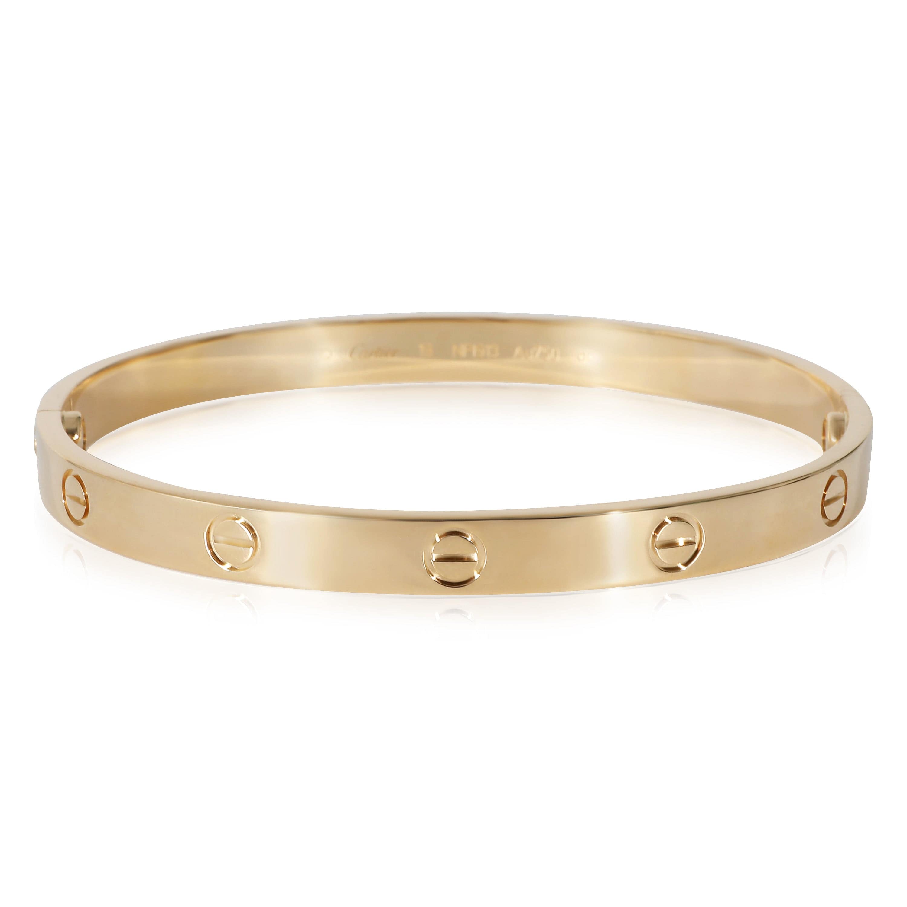 Cartier Cartier Love Bracelet In 18K Yellow Gold, Size 19