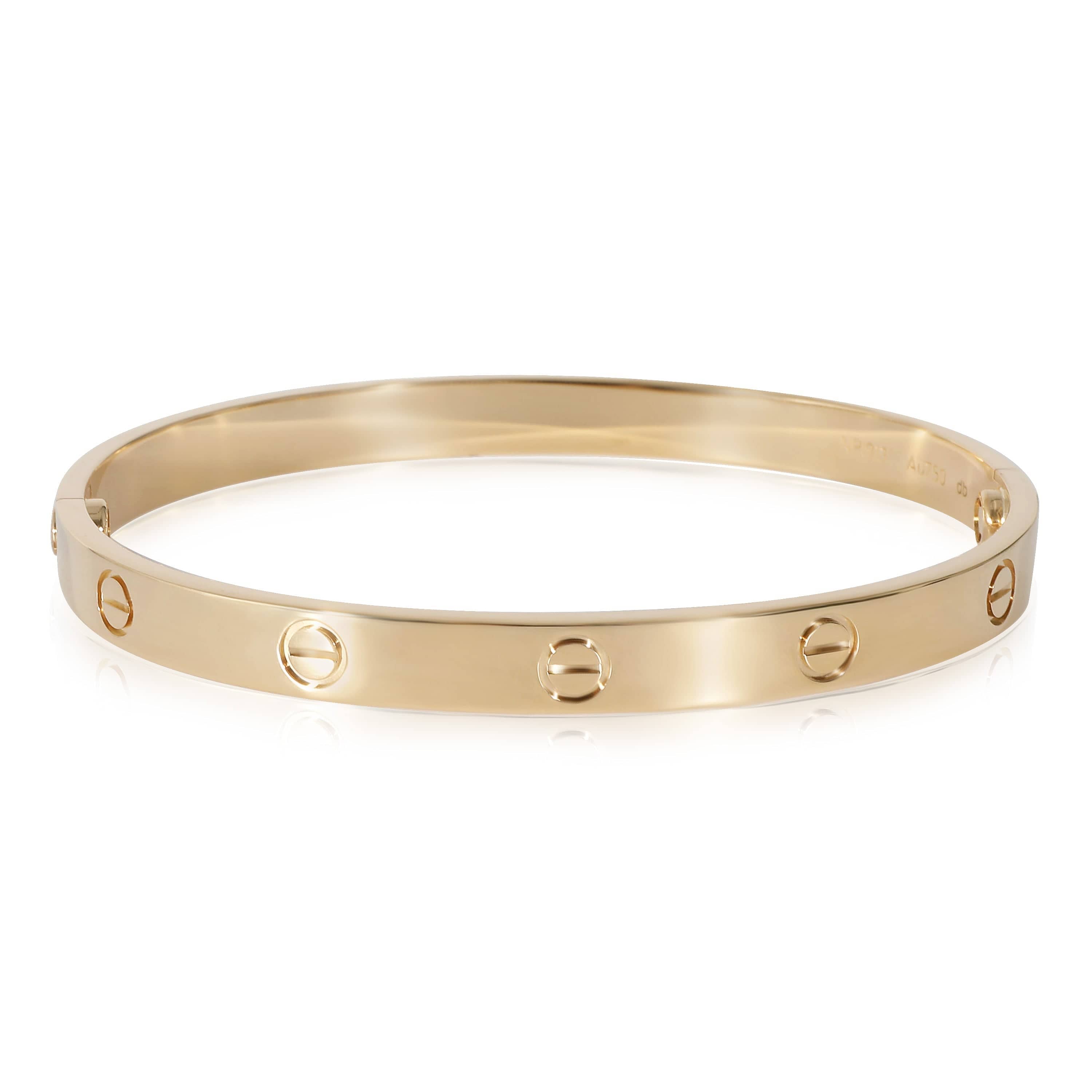 Cartier Cartier Love Bracelet In 18K Yellow Gold, Size 19